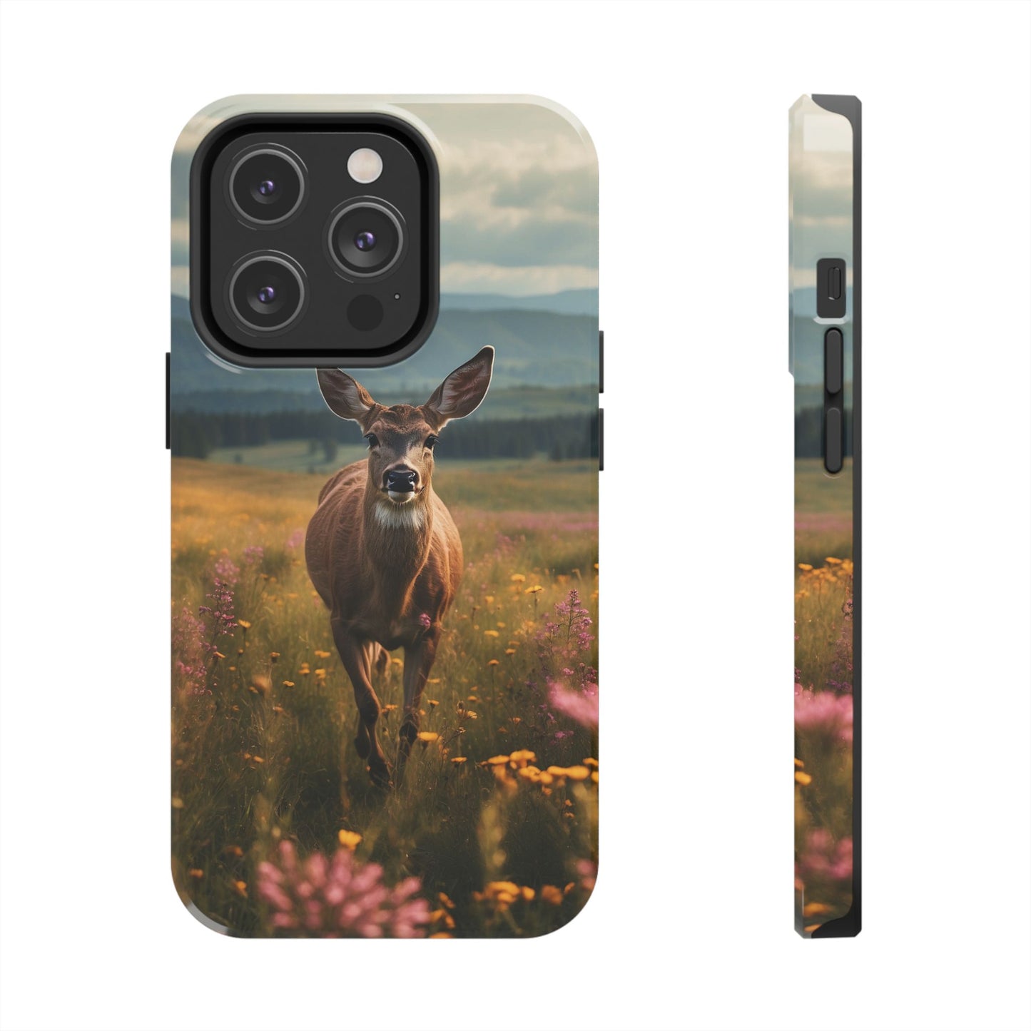 Rustic Meadow Deer – iPhone Case