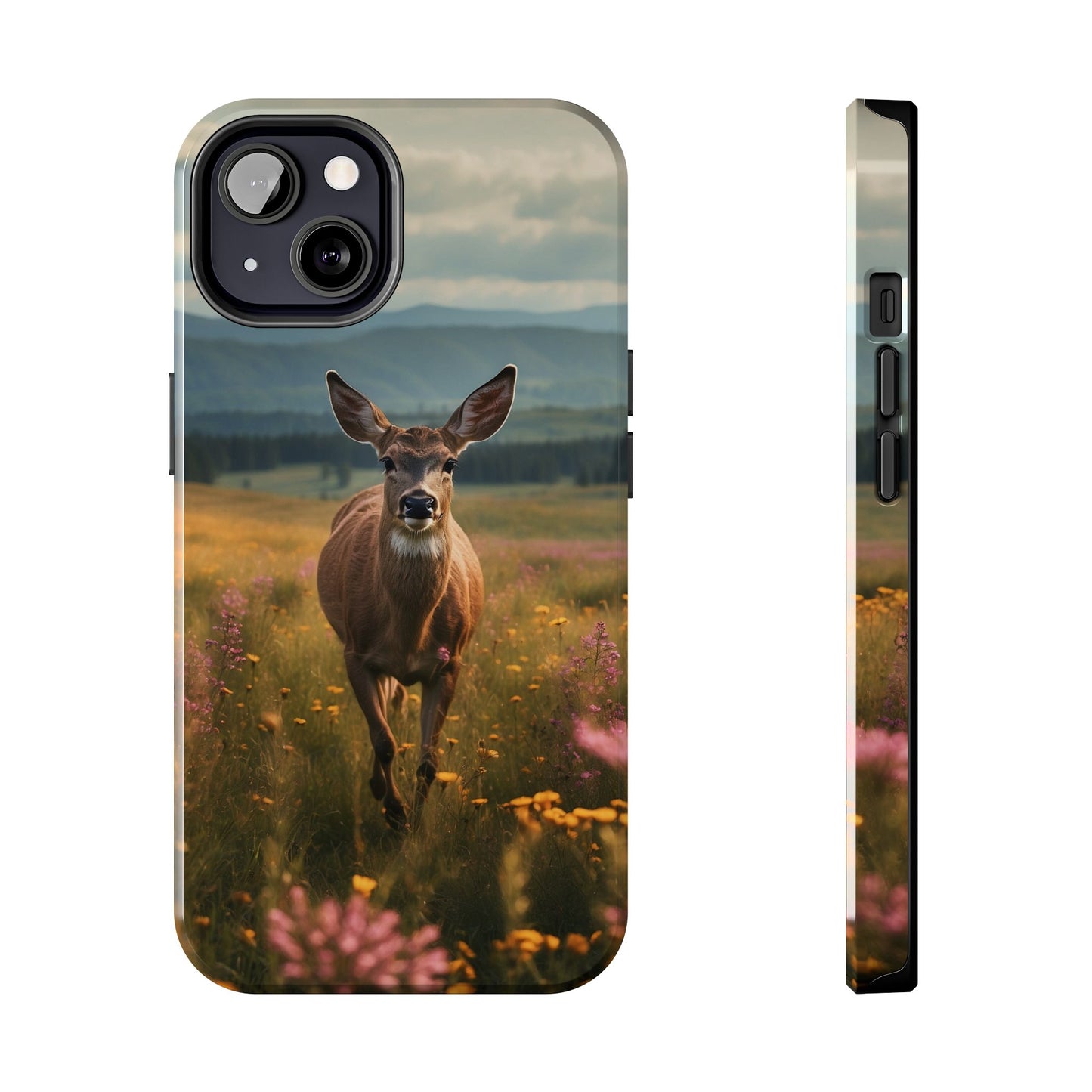 Rustic Meadow Deer – iPhone Case