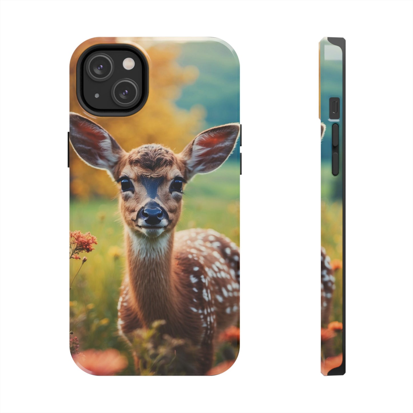 Golden Meadow Fawn iPhone Case