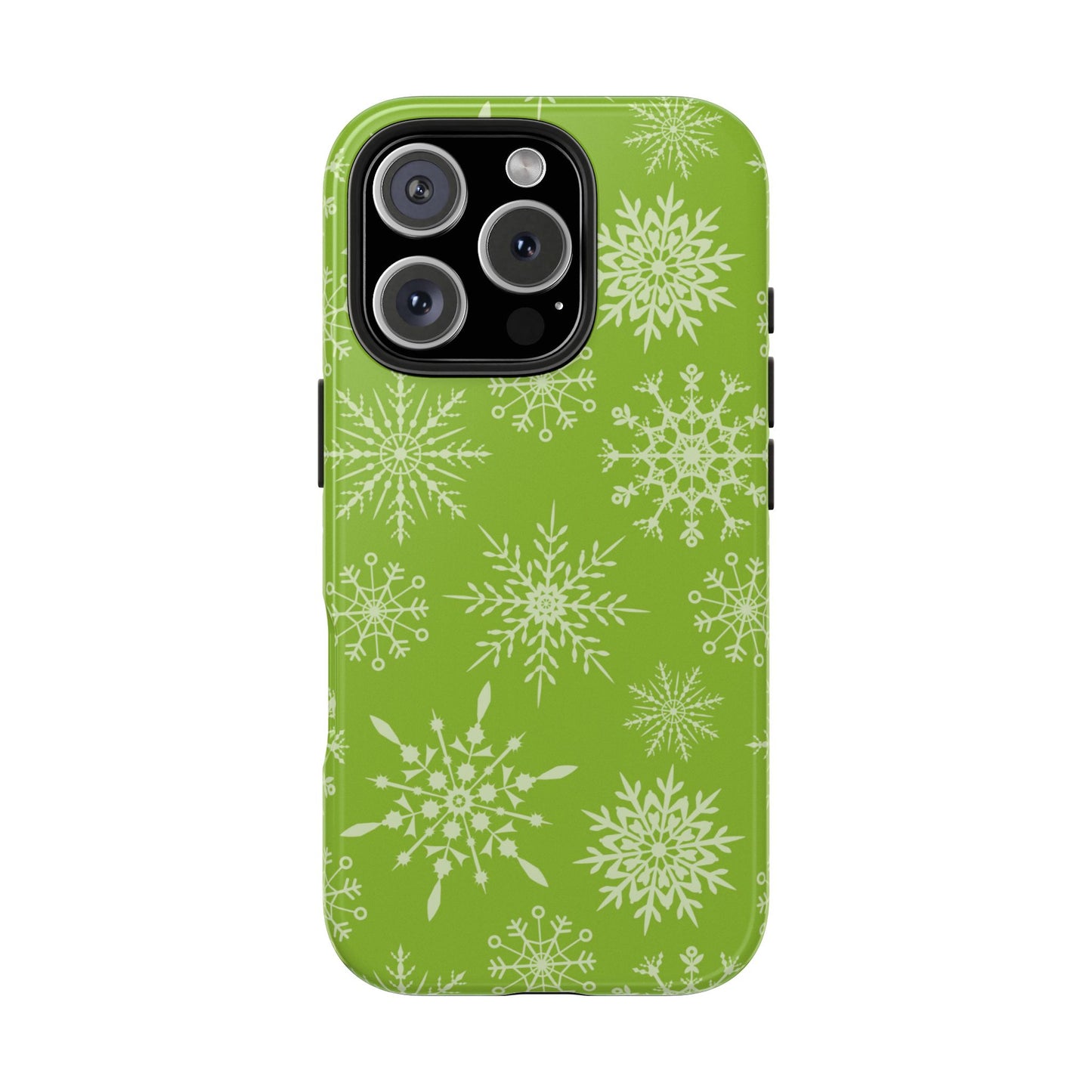 Green Snowflake Pattern – iPhone Series Case