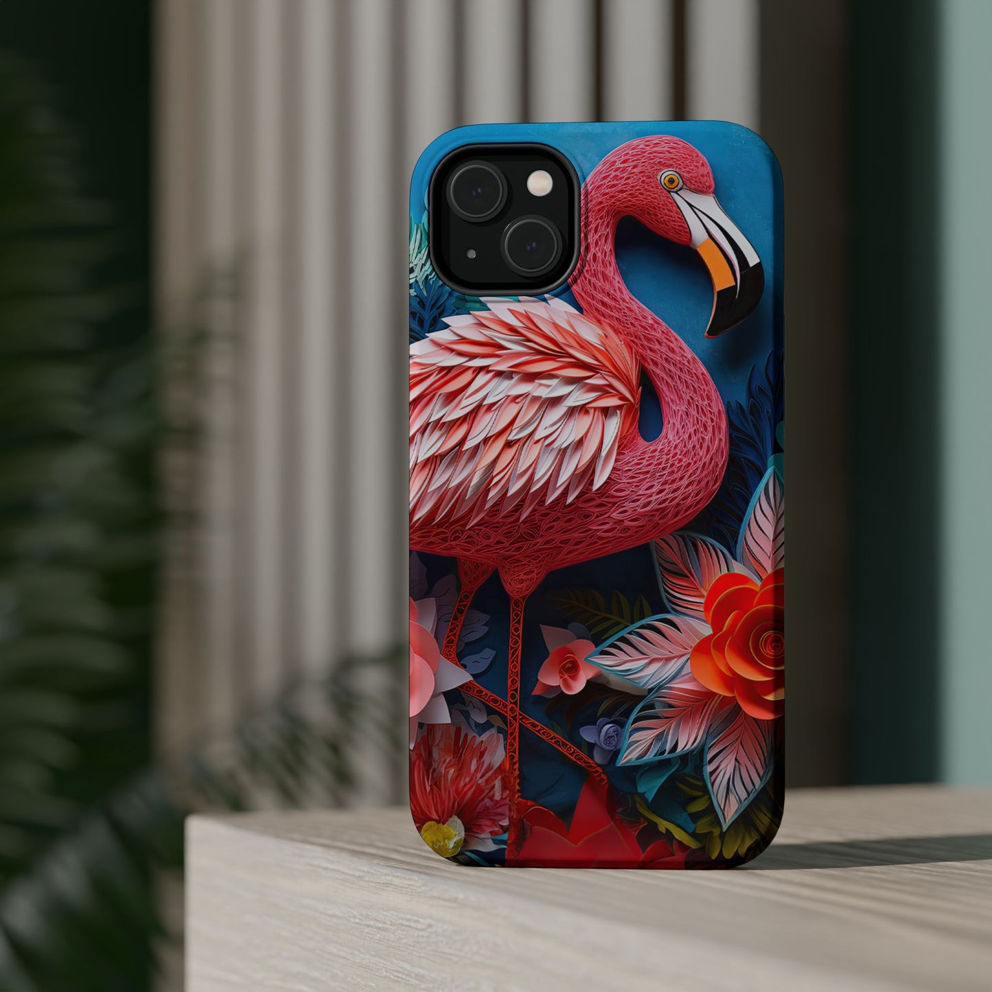 Flamingo Dreams – Bold Tropical MagSafe iPhone Case