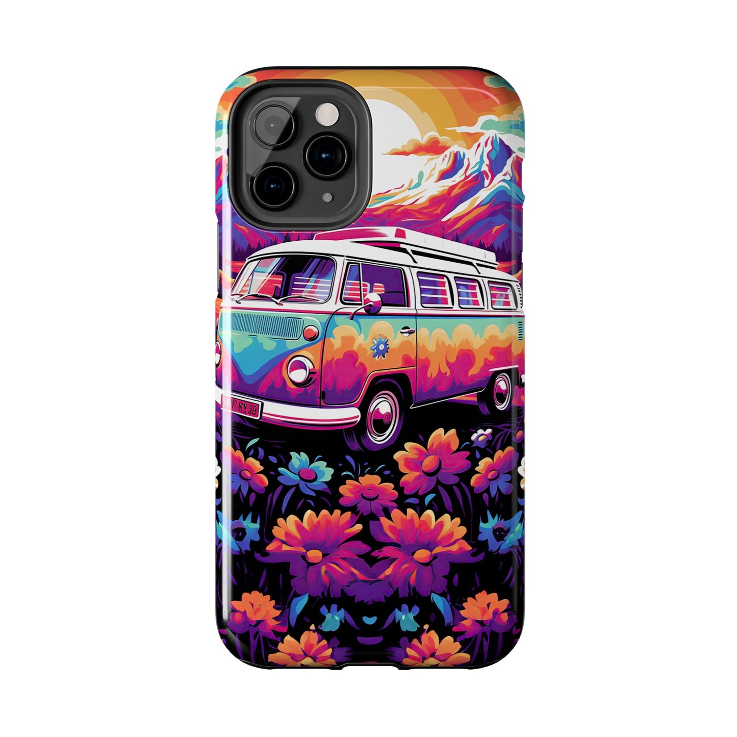Groovy Floral Sunset Van – iPhone Series Case