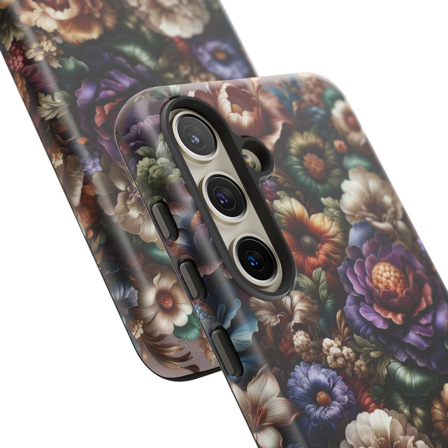 Floral Elegance For Samsung - Protective Dual-Layer Design with Vibrant Full-Wrap Print