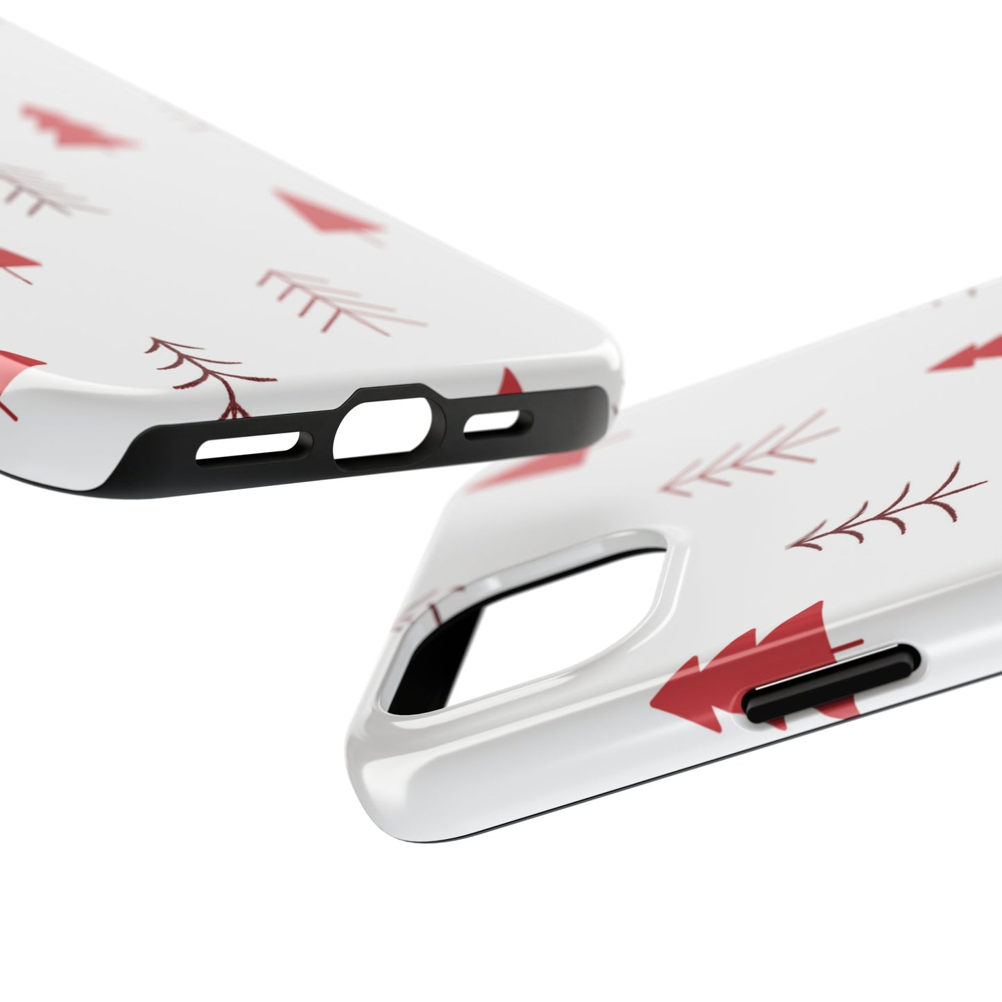 Scandi Red Pine Trees - iPhone Series Case