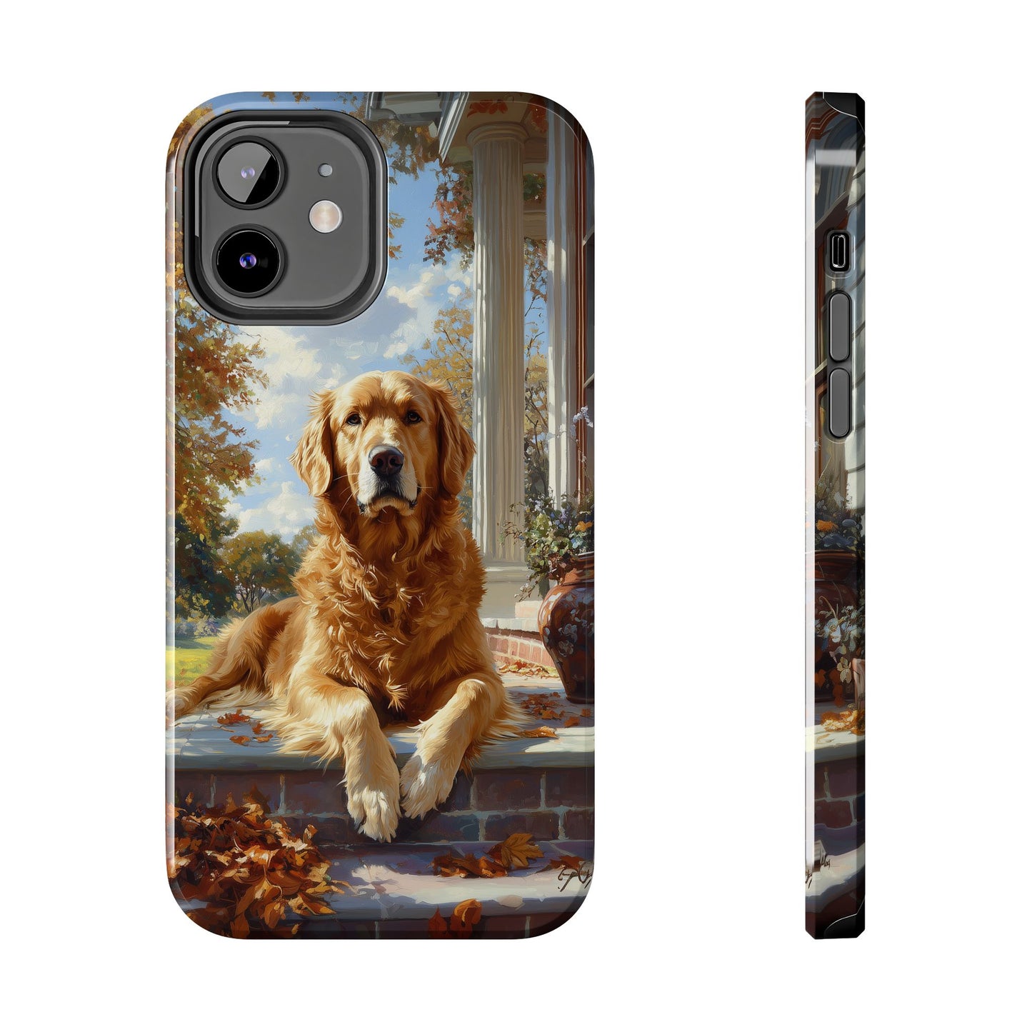 Golden Retriever Autumn Serenity - iPhone Series Case