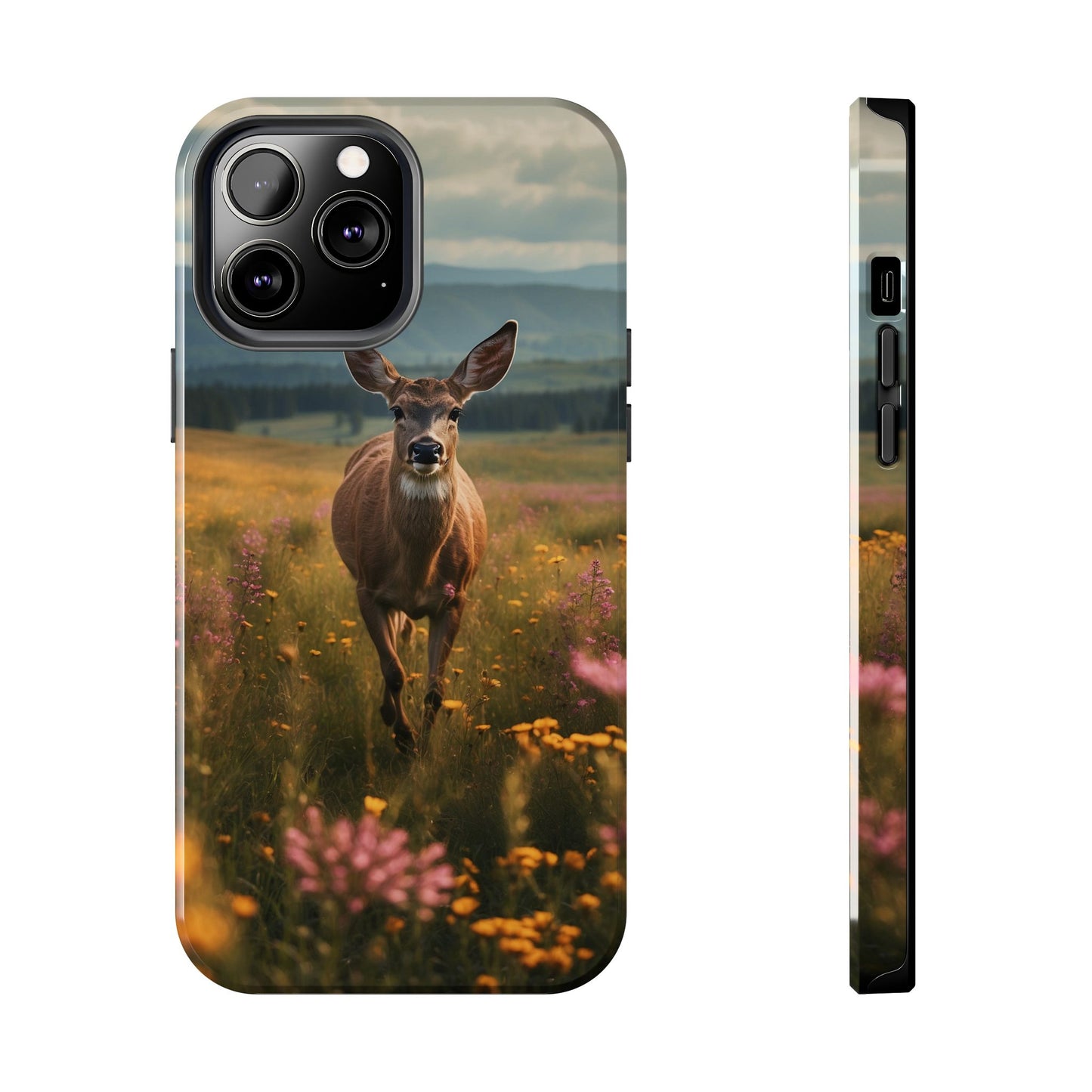 Rustic Meadow Deer – iPhone Case