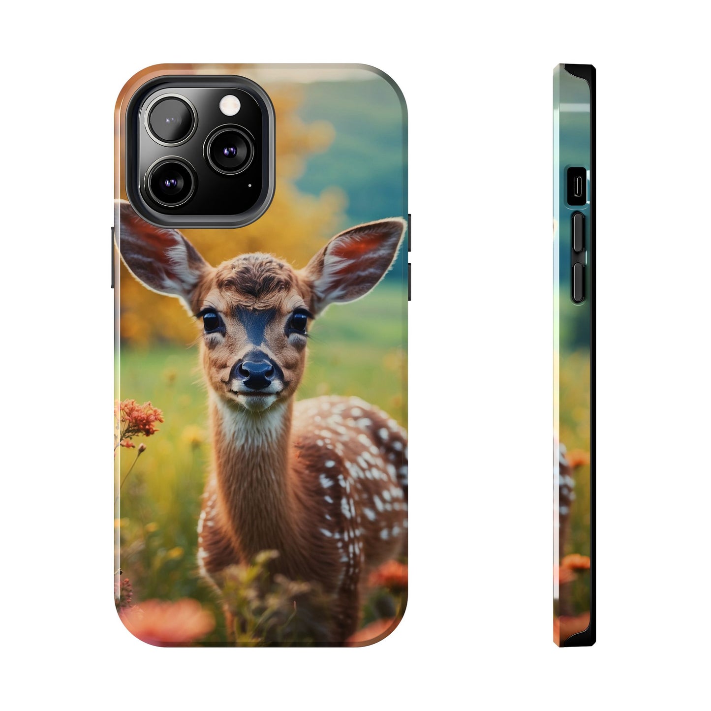 Golden Meadow Fawn iPhone Case