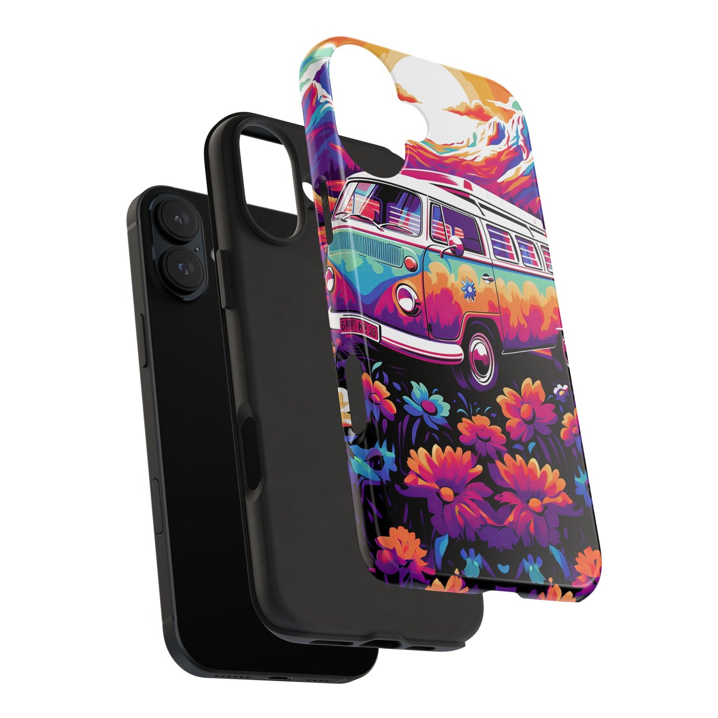 Groovy Floral Sunset Van – iPhone Series Case