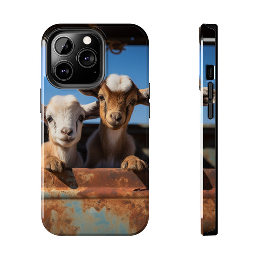 Cute Goat iPhone Case, Baby Farm Animals, Homesteading, Farmstead, Husbandry, Gift For Her or Him, Farm Print, Country Chic Decor, Rustic