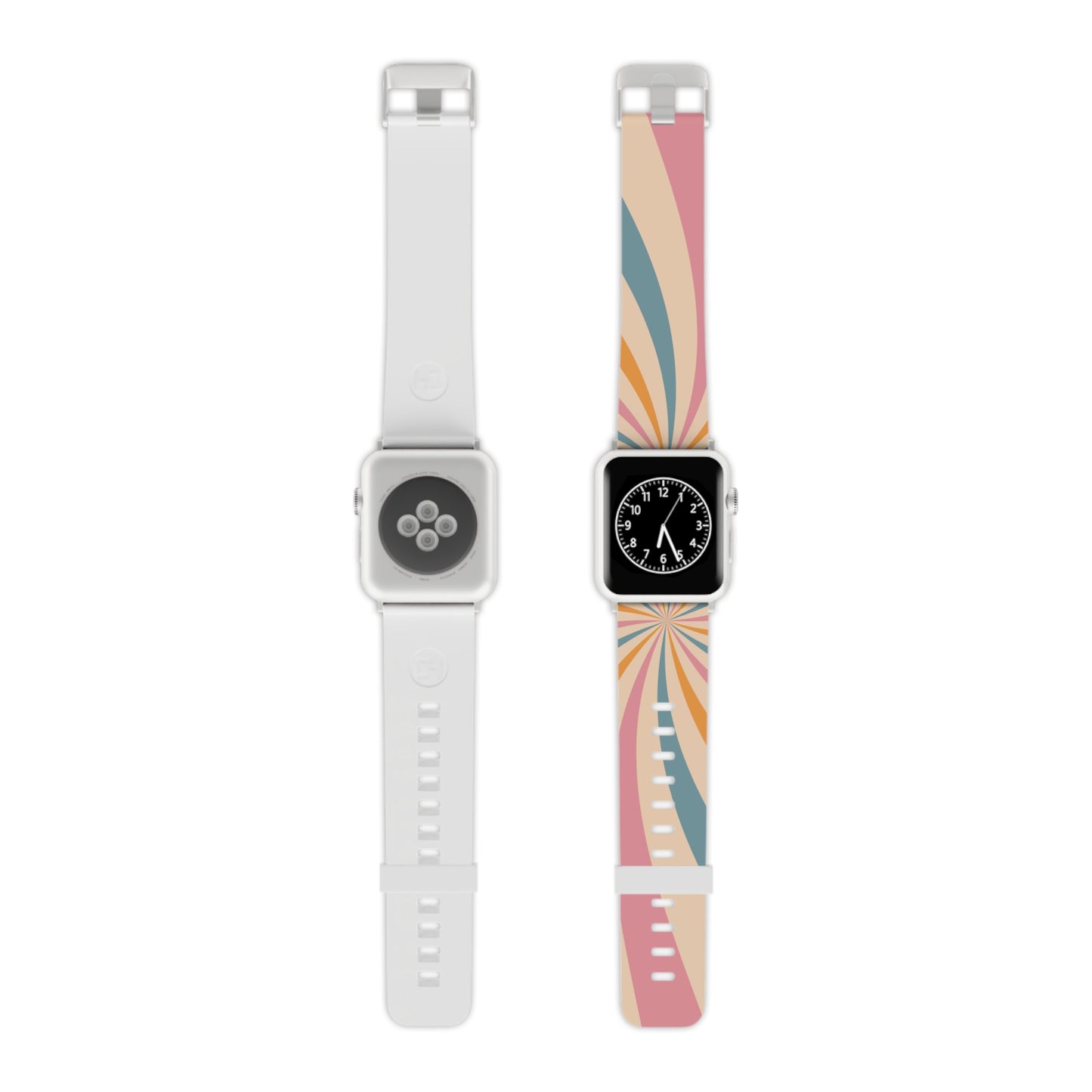 Retro Swirl Pattern Apple Band