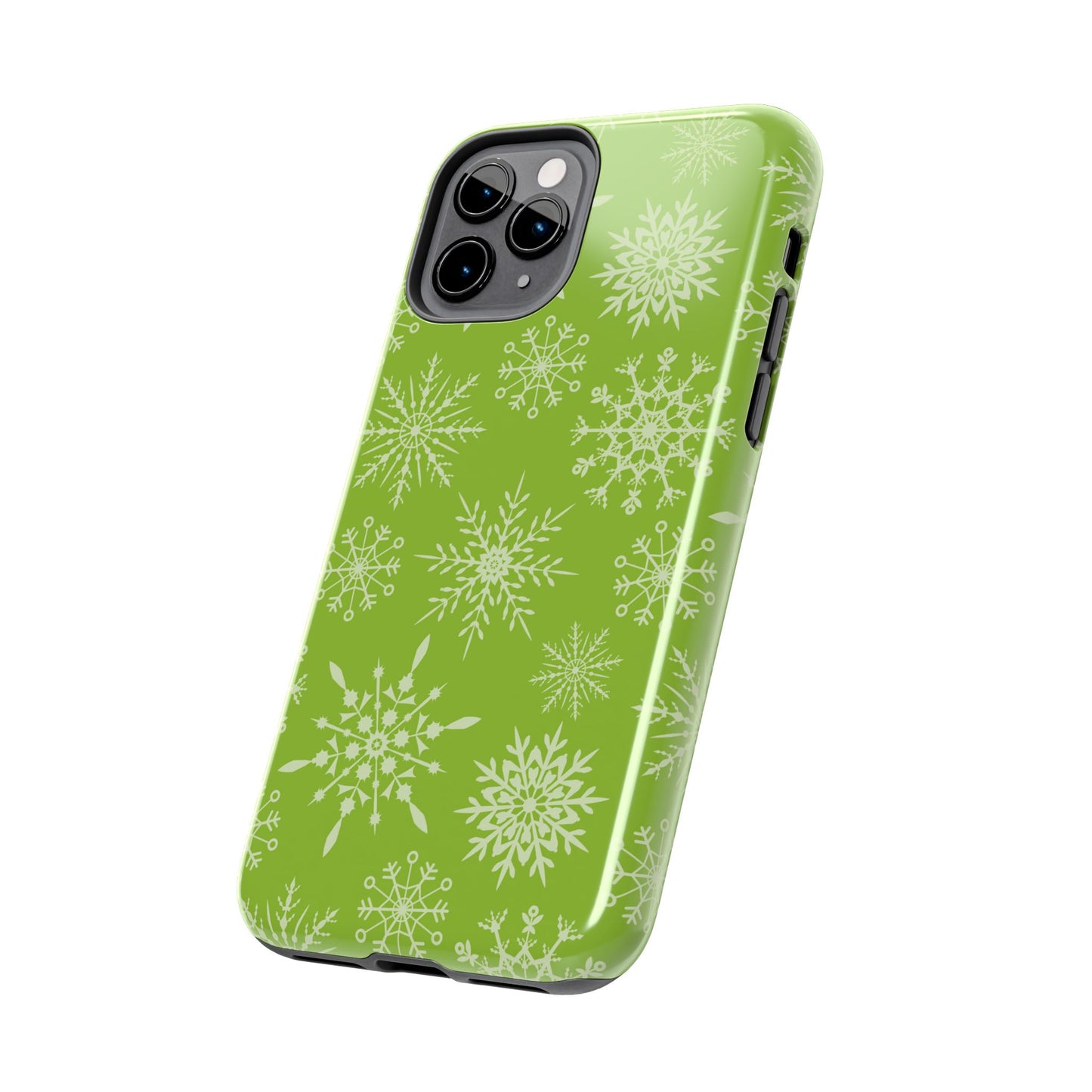 Green Snowflake Pattern – iPhone Series Case