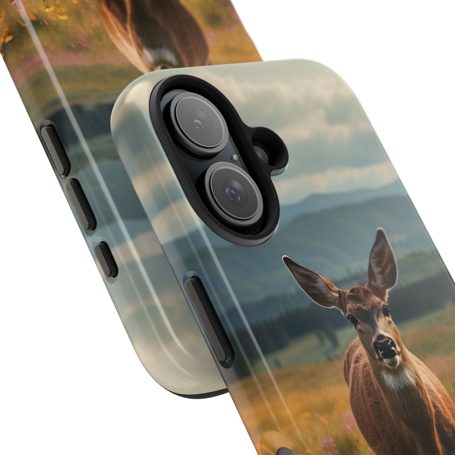 Rustic Meadow Deer – iPhone Case