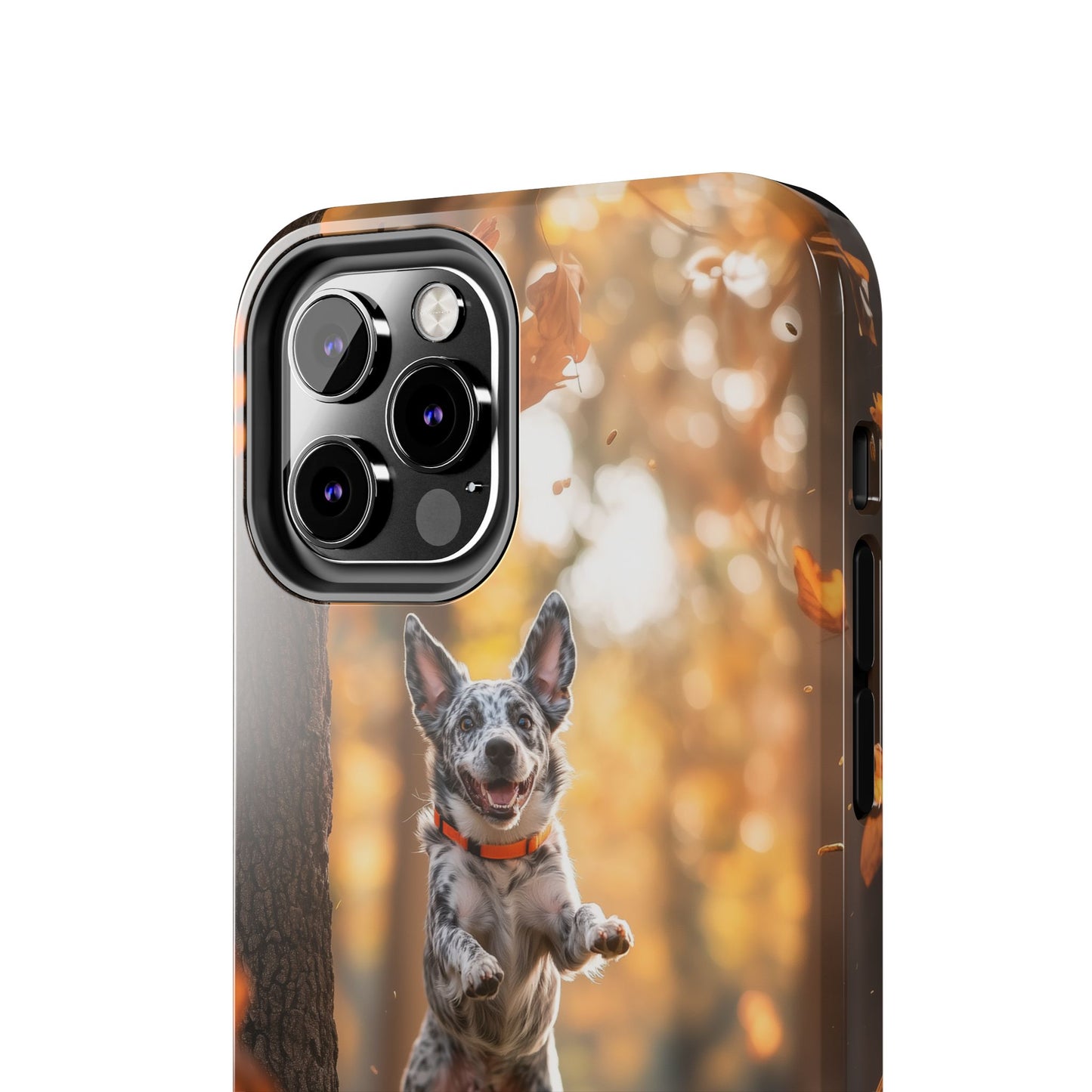 Energetic Blue Heeler Forest Pup Phone Case – Durable Outdoor-Inspired Design