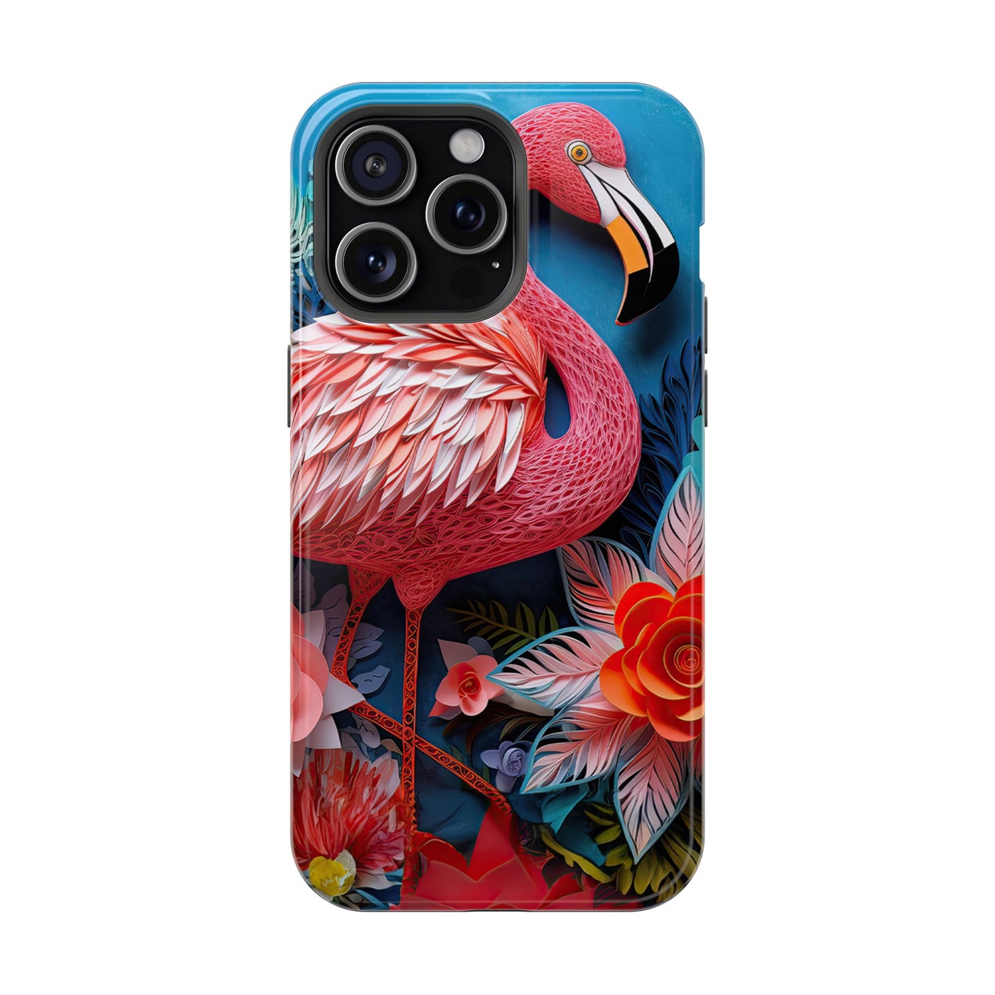 Flamingo Dreams – Bold Tropical MagSafe iPhone Case