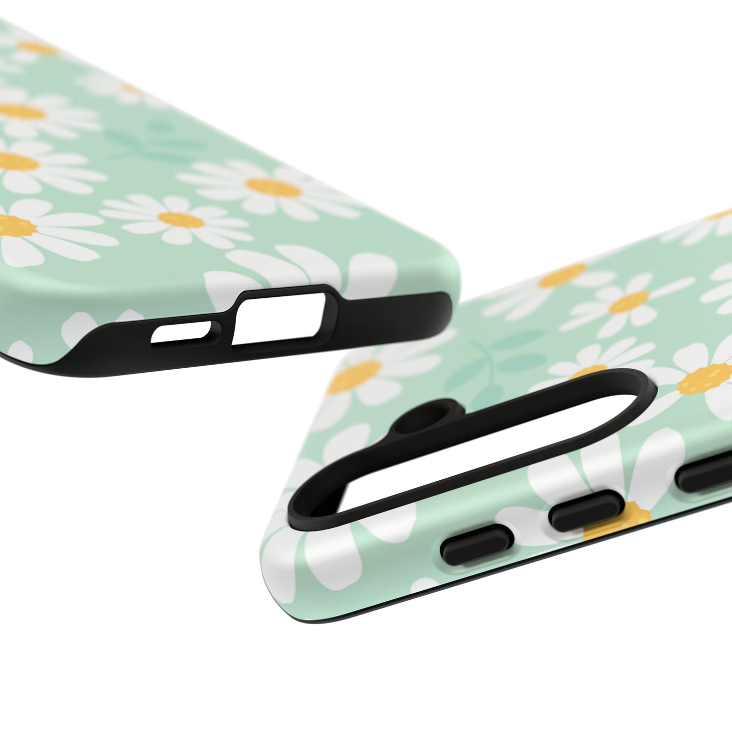 Charming Daisy Floral Tough Samsung Galaxy Case – Spring Pastel Design, Shockproof & Slim