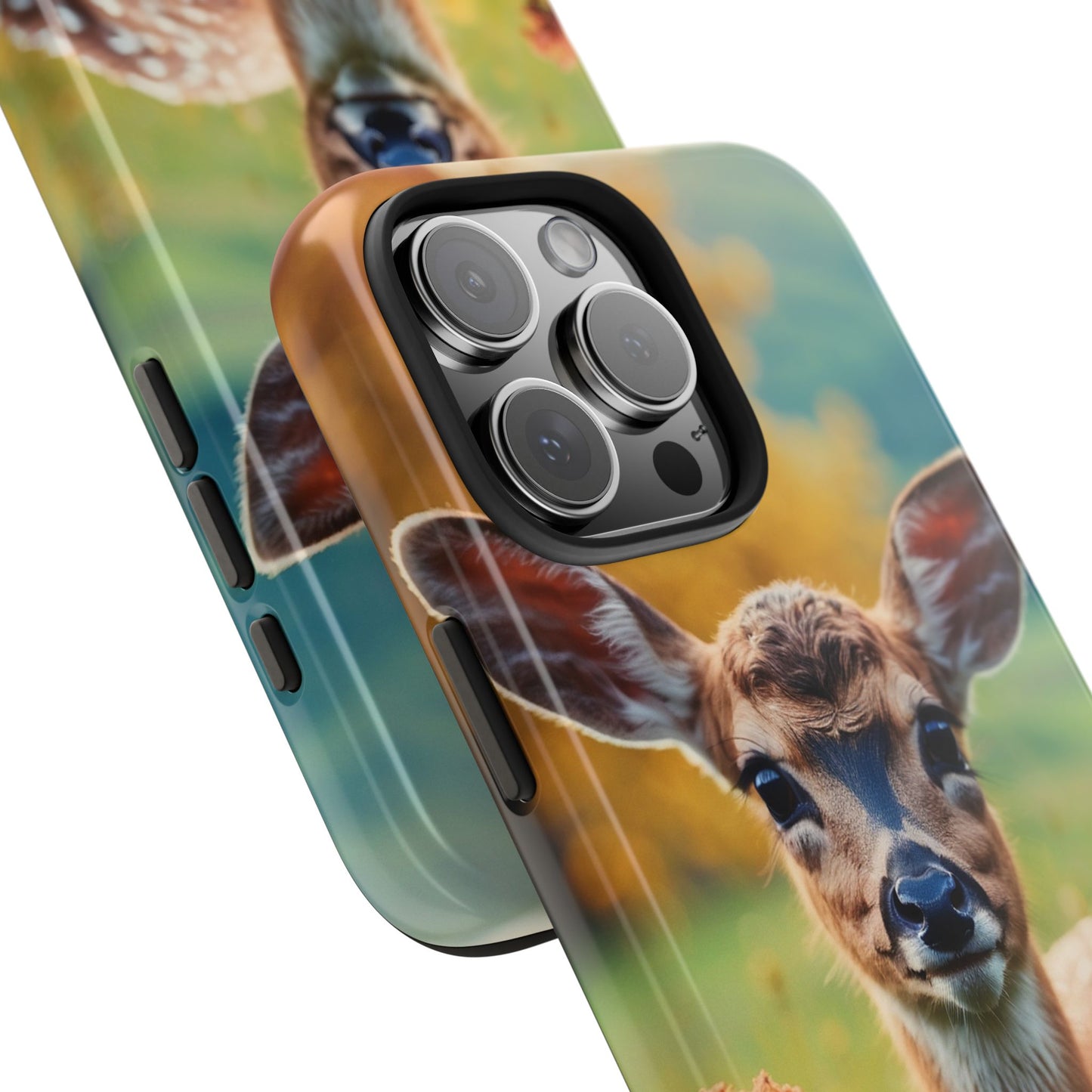 Golden Meadow Fawn iPhone Case