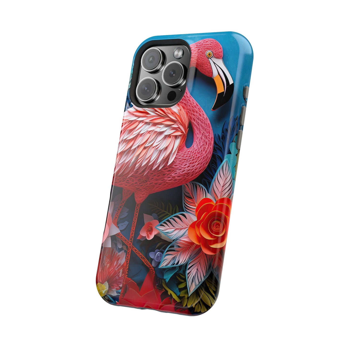 Flamingo Dreams – Bold Tropical MagSafe iPhone Case