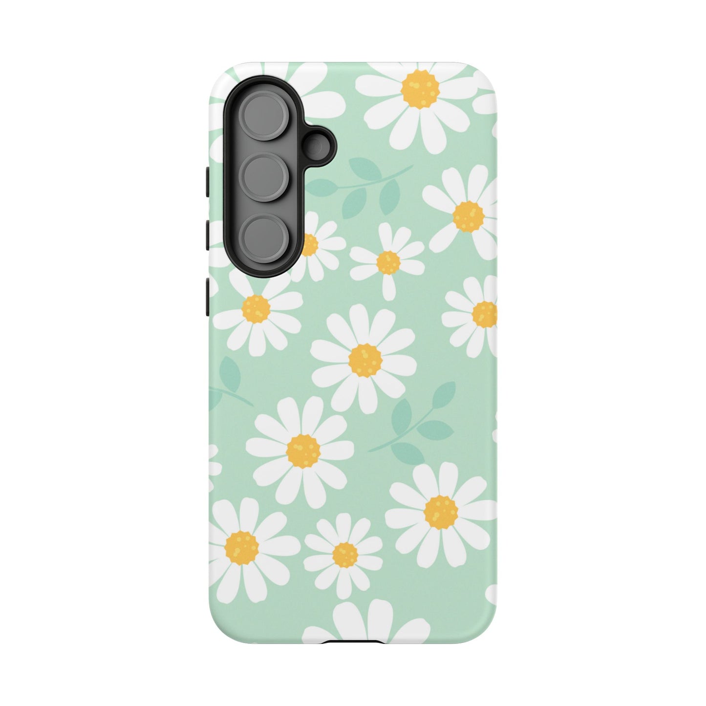 Charming Daisy Floral Tough Samsung Galaxy Case – Spring Pastel Design, Shockproof & Slim