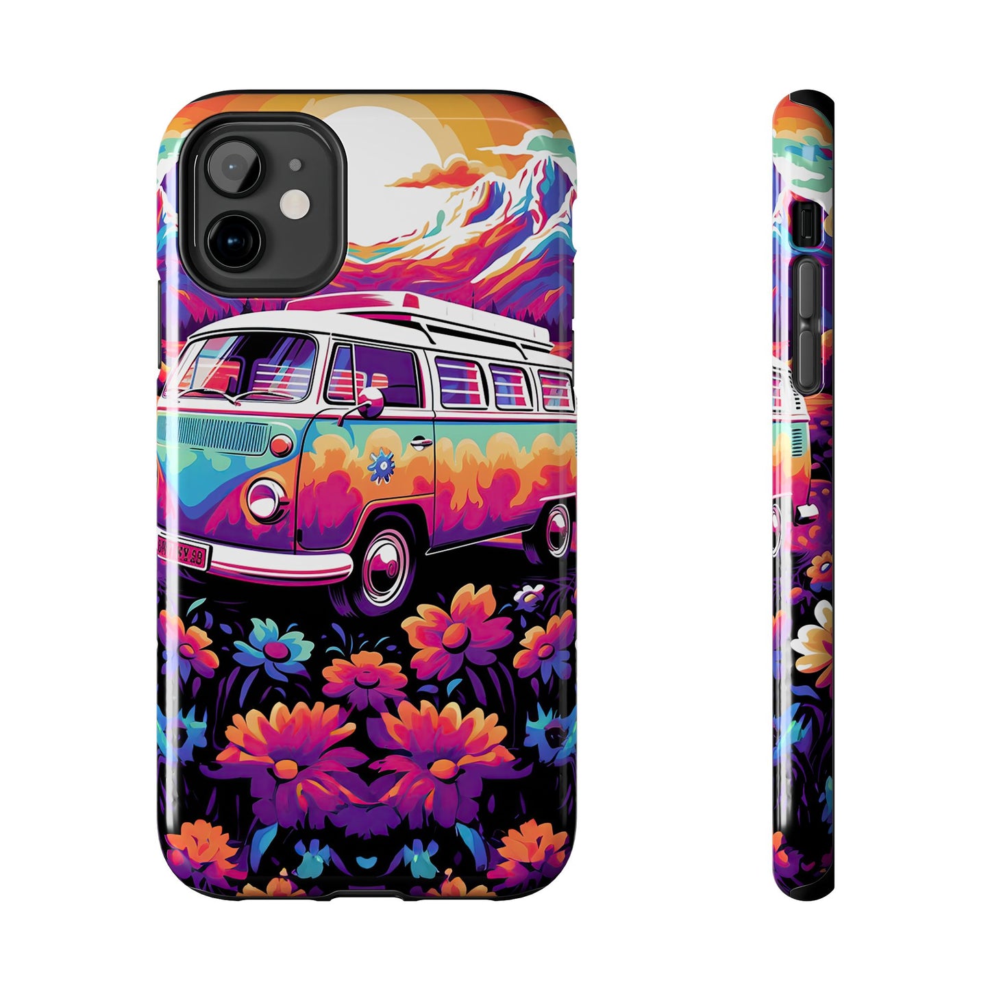 Groovy Floral Sunset Van – iPhone Series Case