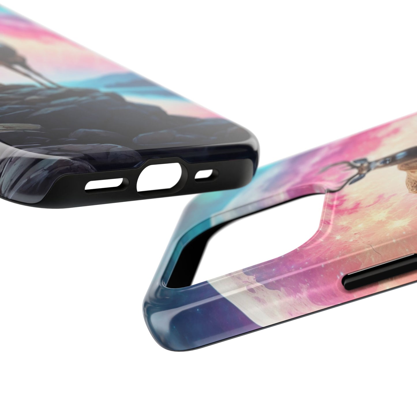 Stag in Moonlit Glow iPhone Case