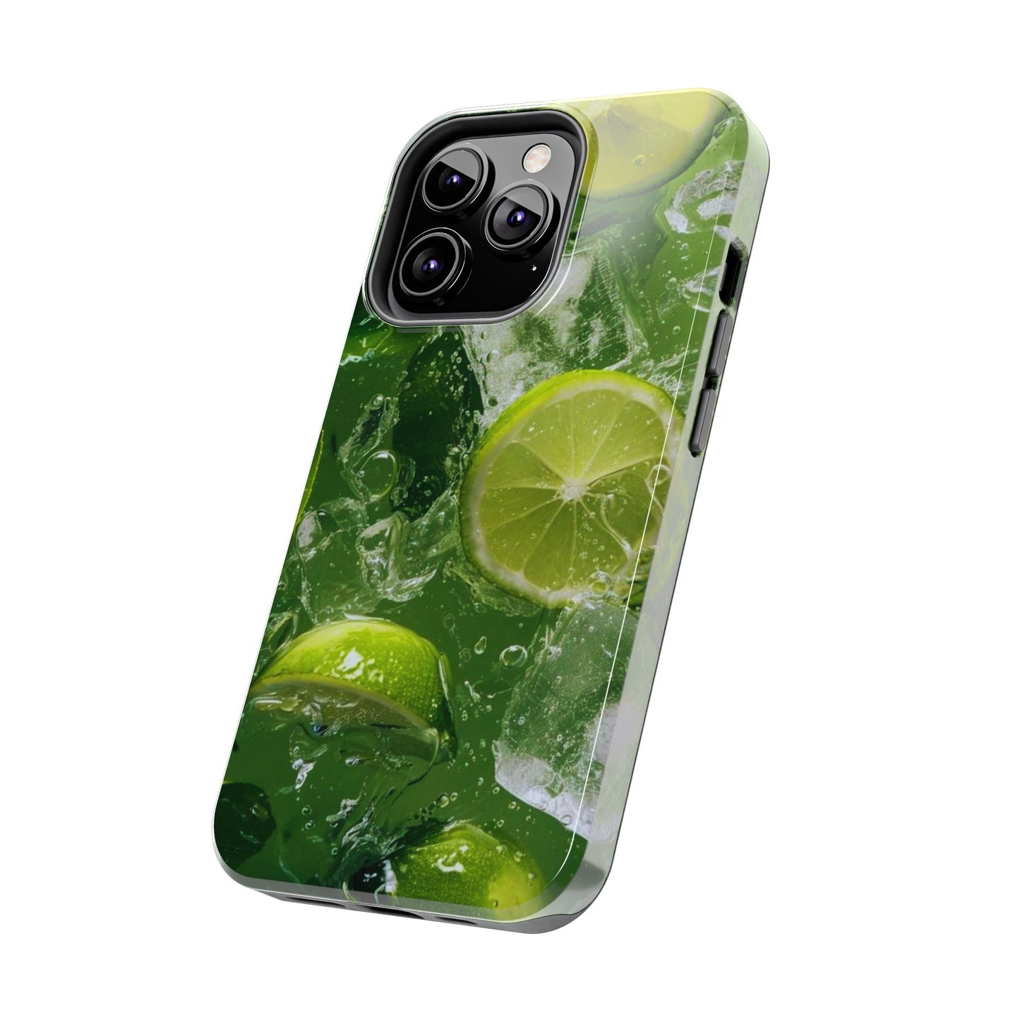 Refreshing Lime Splash iPhone Case – Tough Protection, Vivid Dual - Layer Design - BOGO Cases