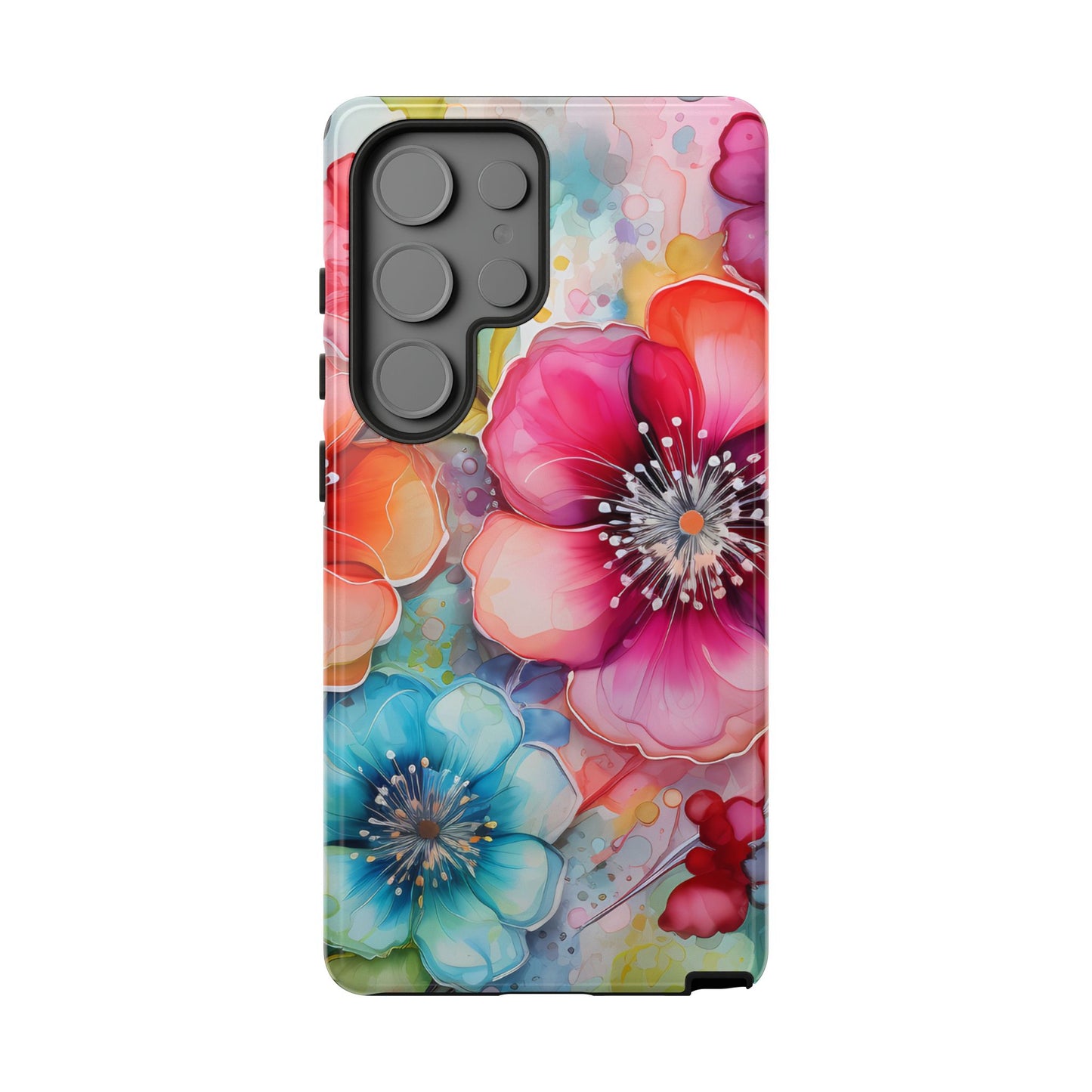 Vibrant Watercolor Floral Garden - Samsung Galaxy Series Case