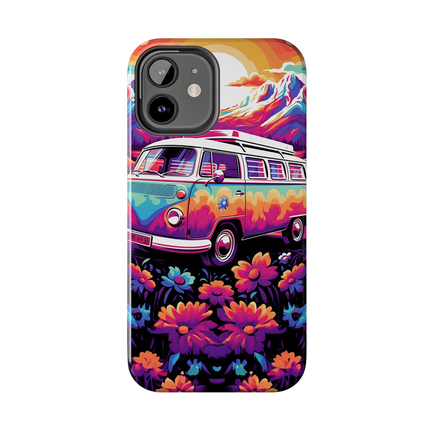 Groovy Floral Sunset Van – iPhone Series Case