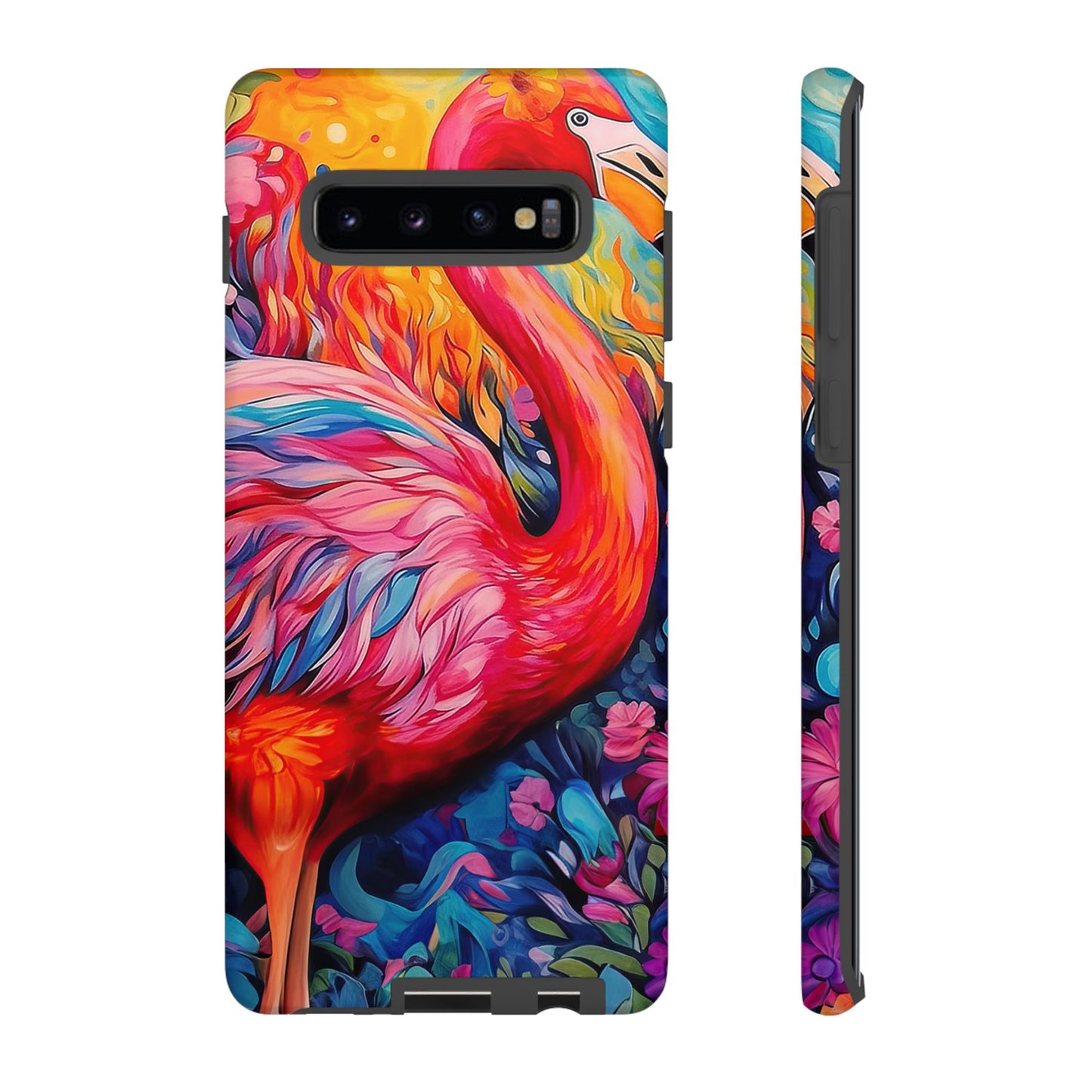 Flamingo Fiesta – Vibrant Flamingo Samsung Galaxy Phone Case
