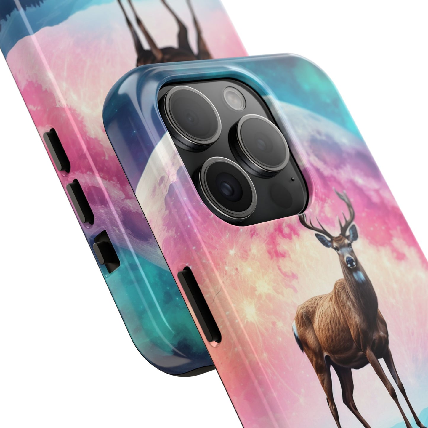 Stag in Moonlit Glow iPhone Case