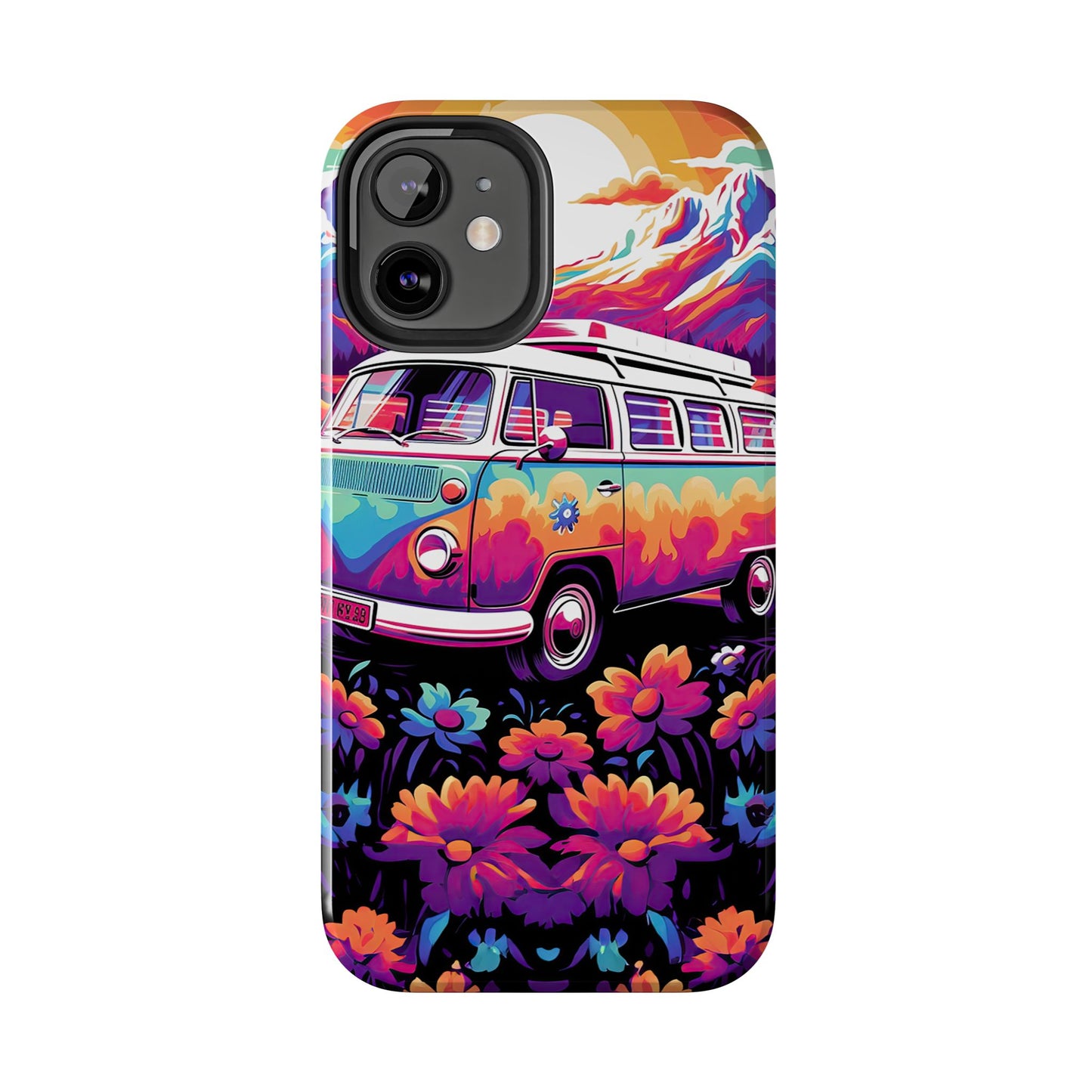 Groovy Floral Sunset Van – iPhone Series Case