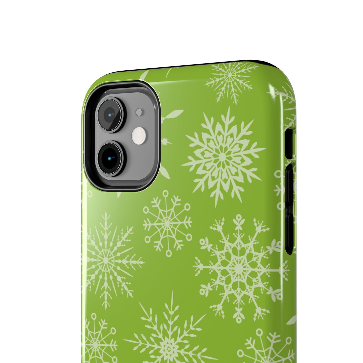 Green Snowflake Pattern – iPhone Series Case