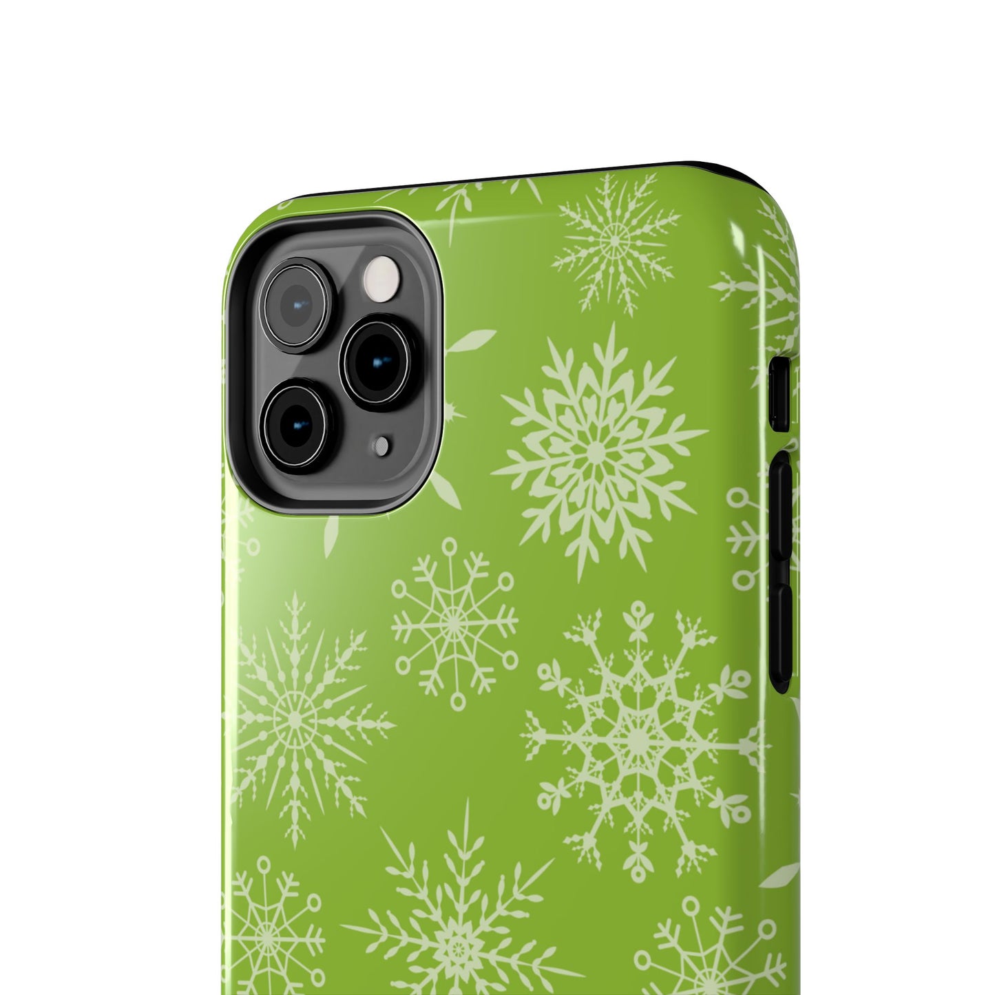 Green Snowflake Pattern – iPhone Series Case