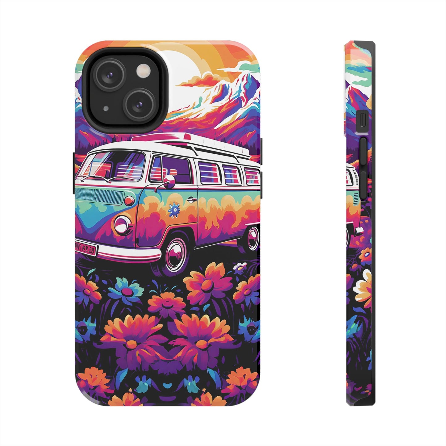Groovy Floral Sunset Van – iPhone Series Case