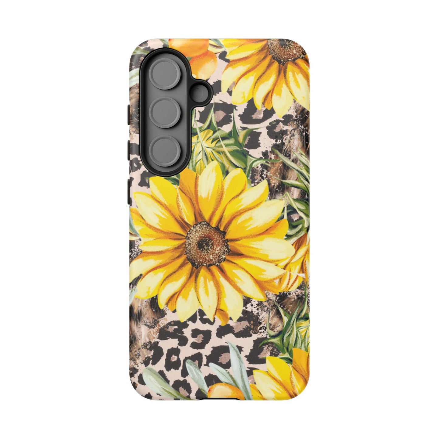 Leopard Sunflower Chic - Samsung Galaxy Series Case