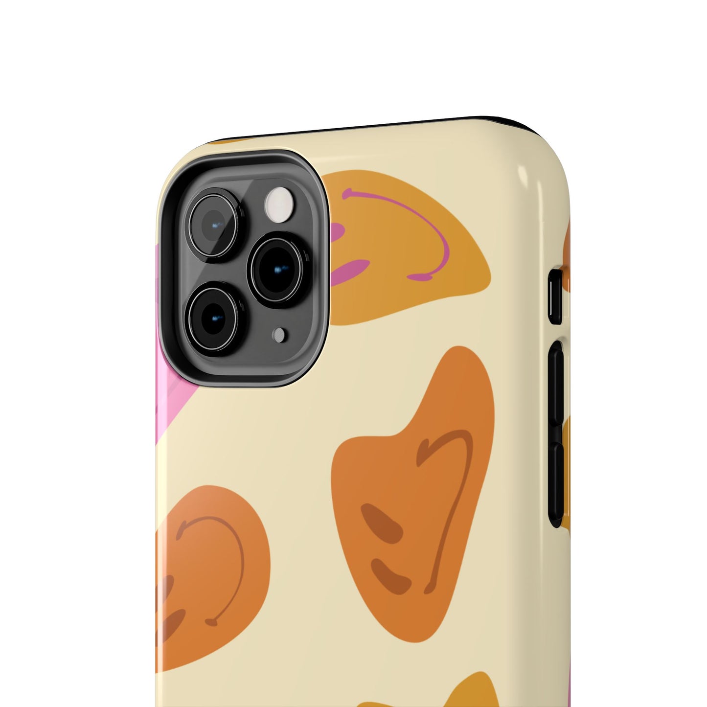 Retro Smiley Faces iPhone Case – Shockproof, Matte Finish, Dual-Layer Protection