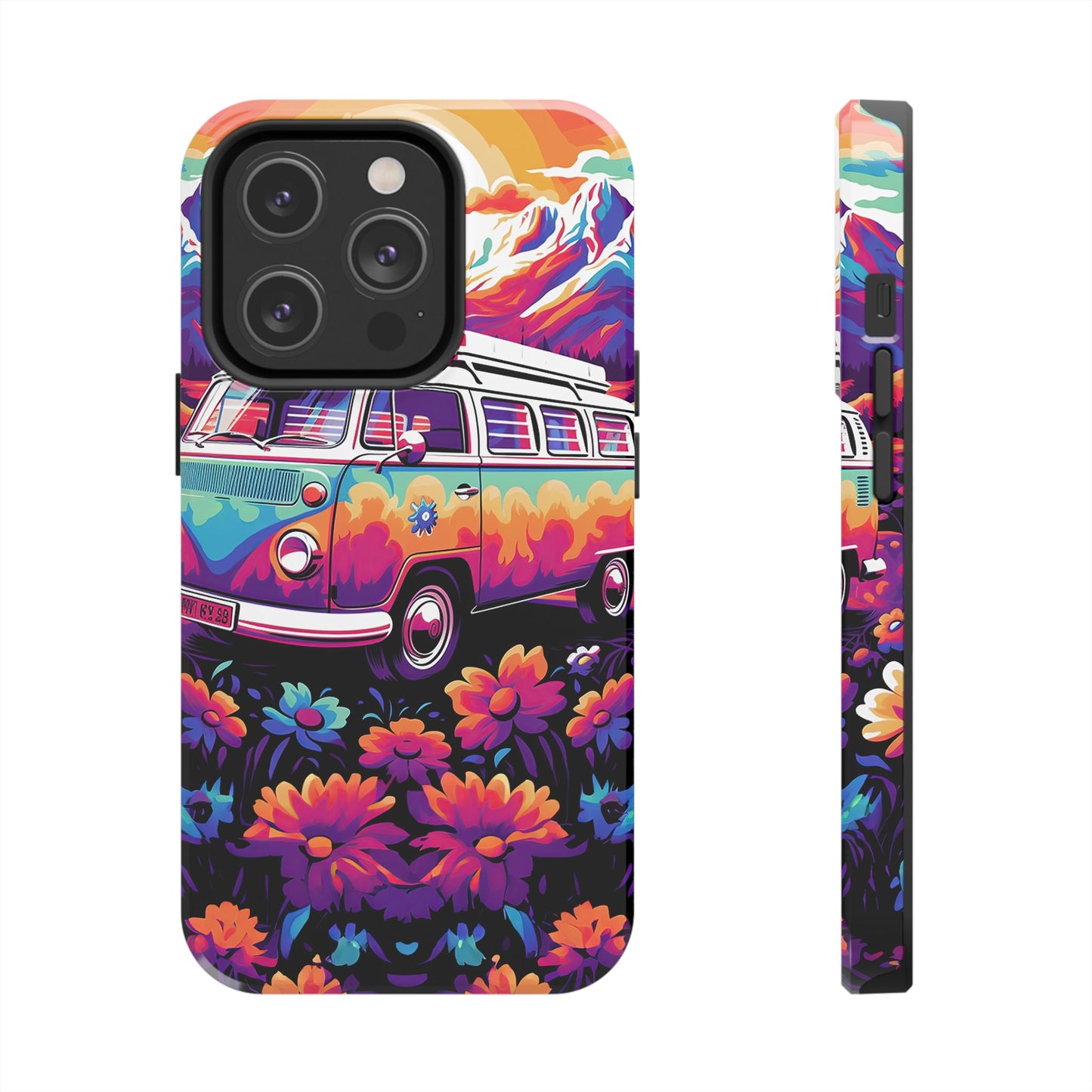 Groovy Floral Sunset Van – iPhone Series Case