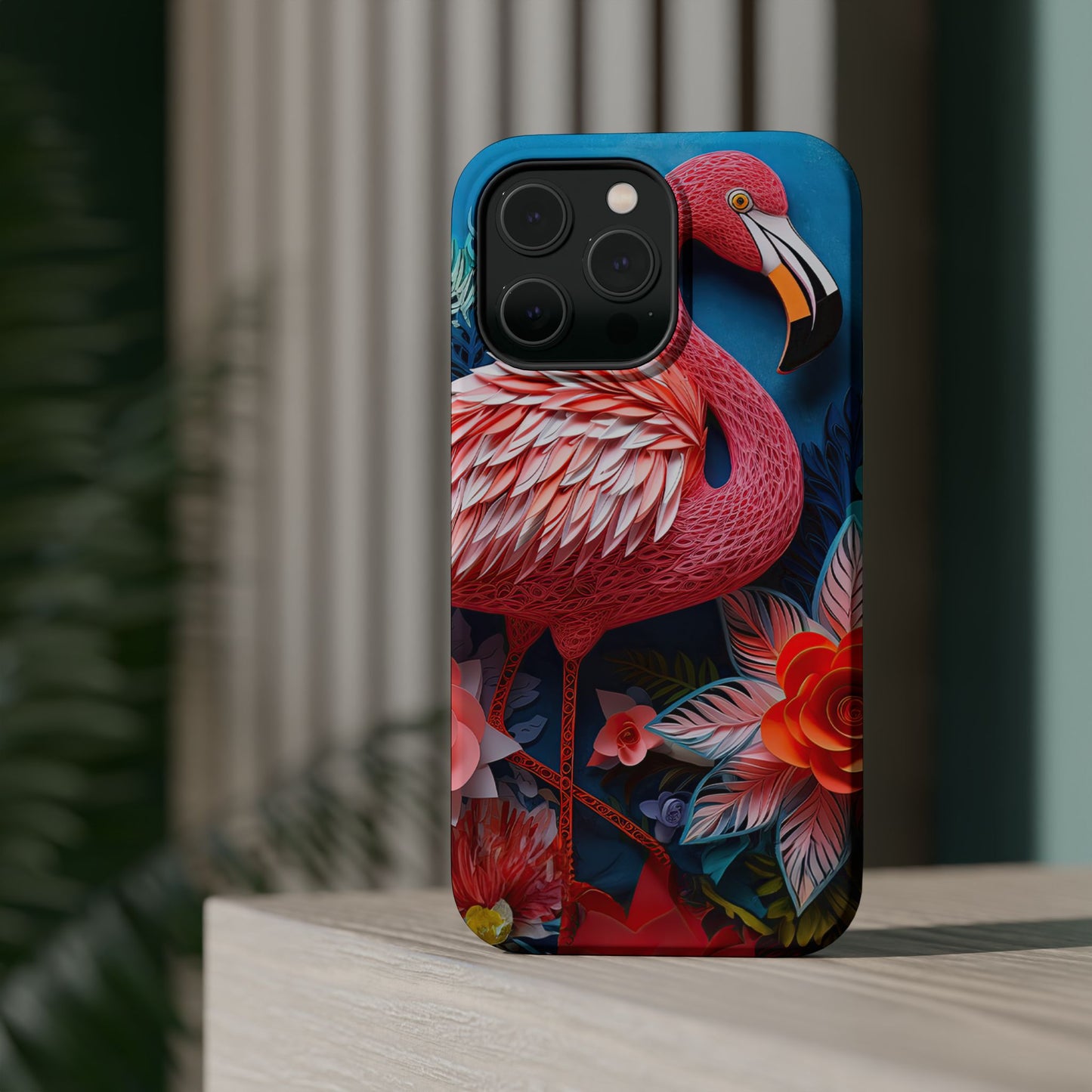 Flamingo Dreams – Bold Tropical MagSafe iPhone Case