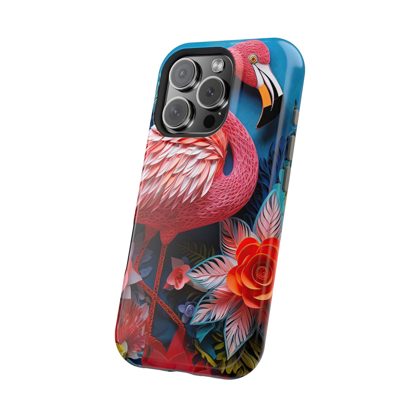 Flamingo Dreams – Bold Tropical MagSafe iPhone Case