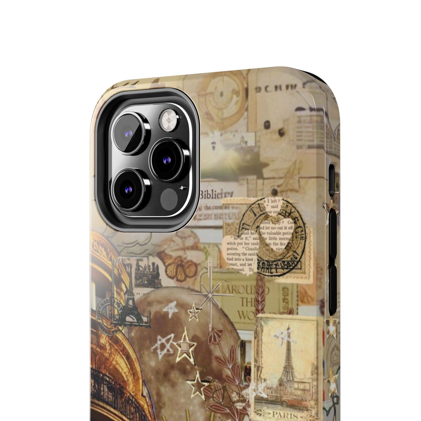 Parisian Dream Collage iPhone Case – Dual - Layer Protection with Vintage French Aesthetic - BOGO Cases