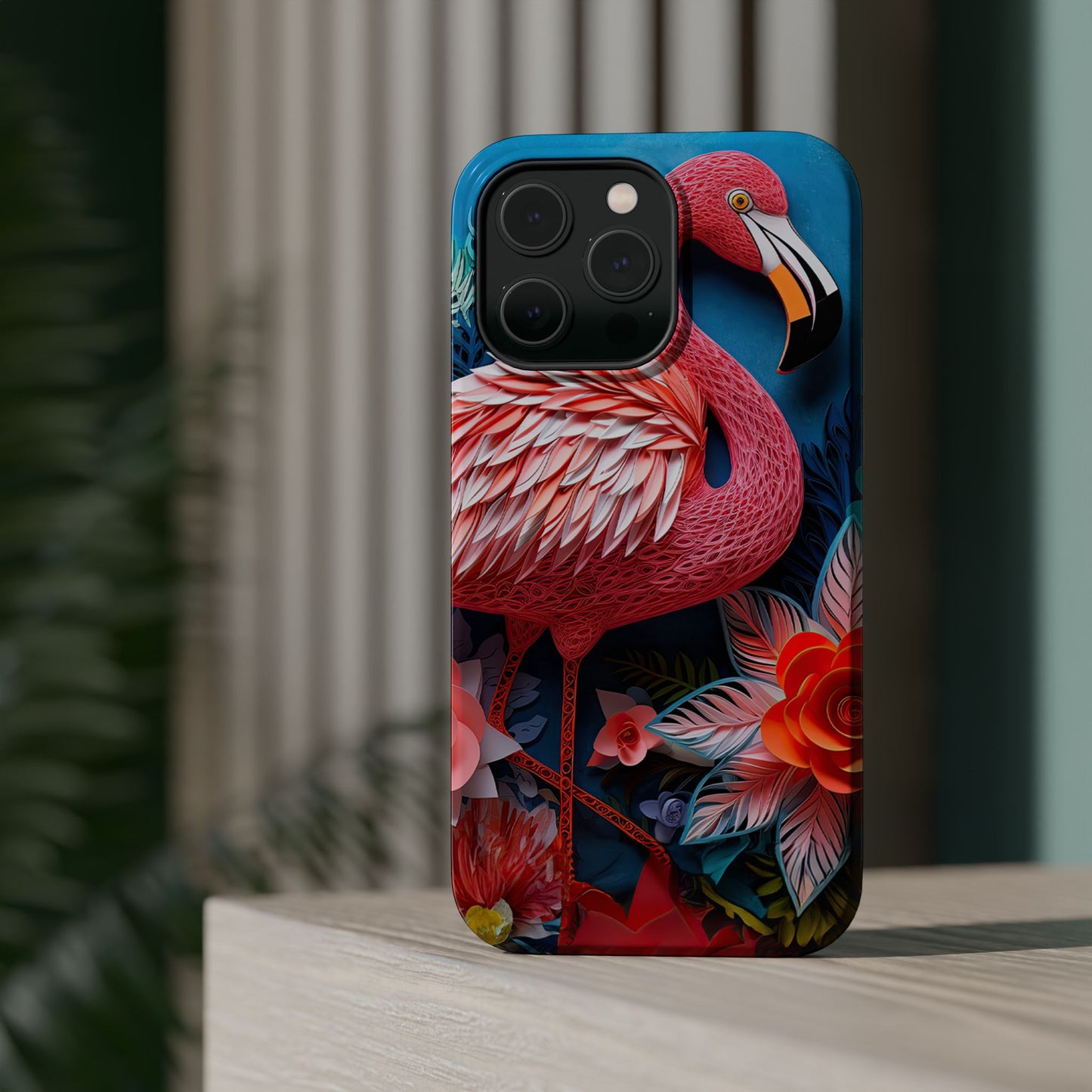 Flamingo Dreams – Bold Tropical MagSafe iPhone Case