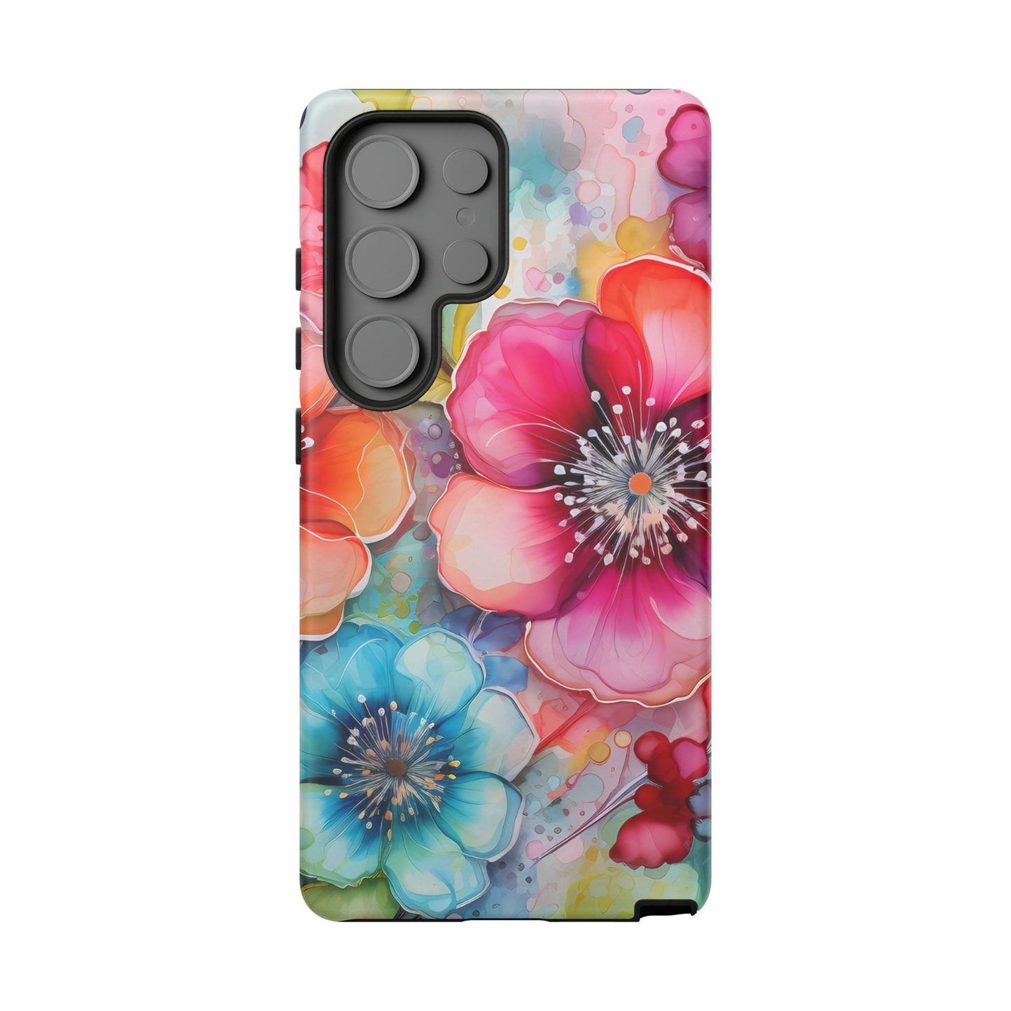 Vibrant Watercolor Floral Garden - Samsung Galaxy Series Case