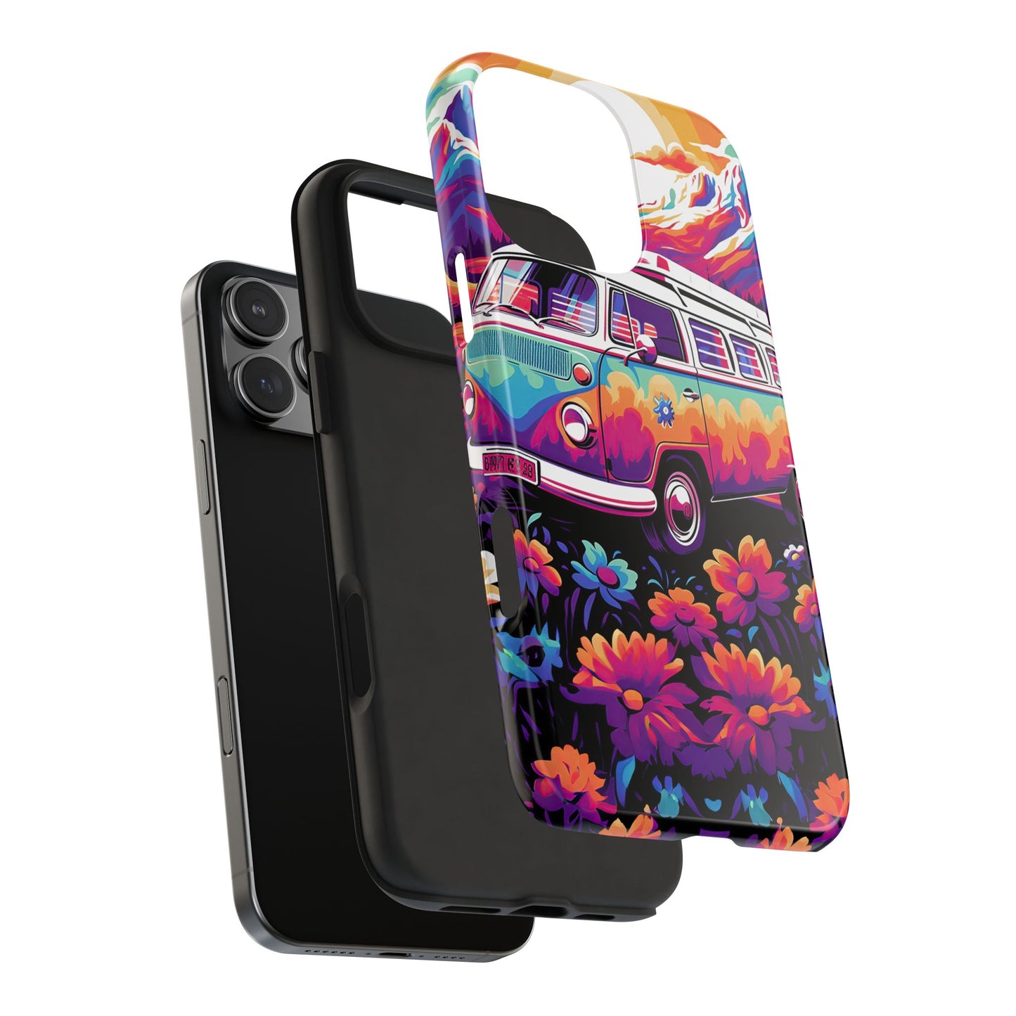 Groovy Floral Sunset Van – iPhone Series Case