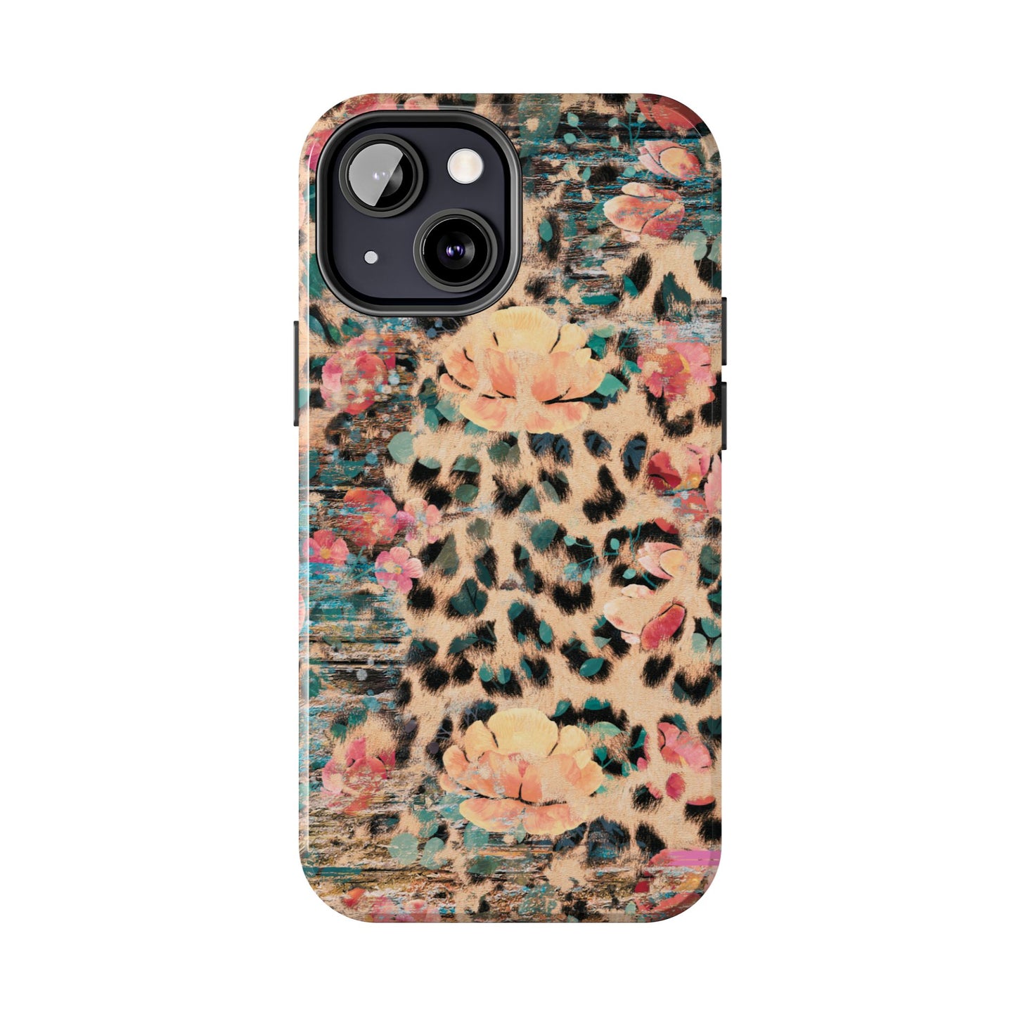 Rustic Floral Leopard - iPhone Series Case
