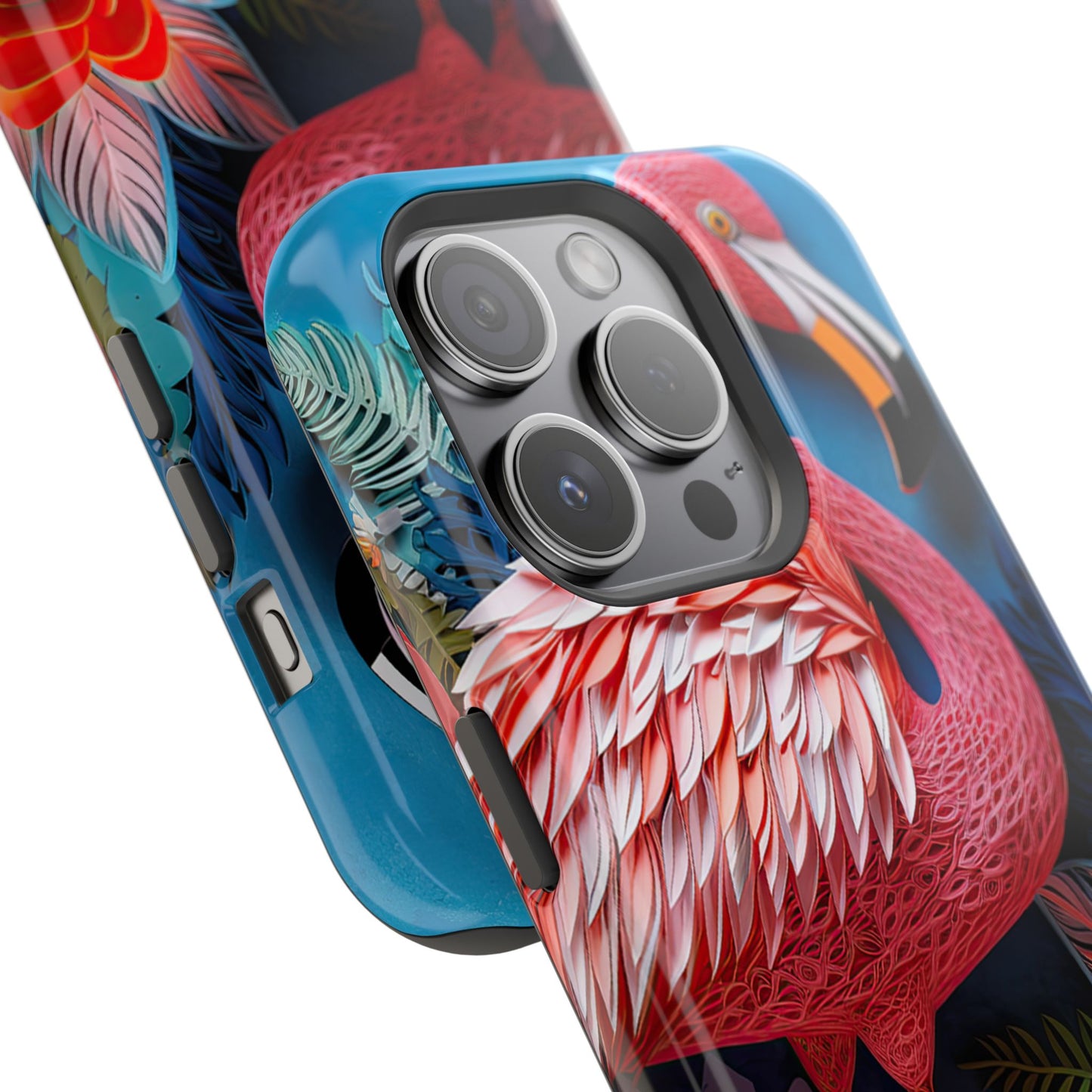 Flamingo Dreams – Bold Tropical MagSafe iPhone Case