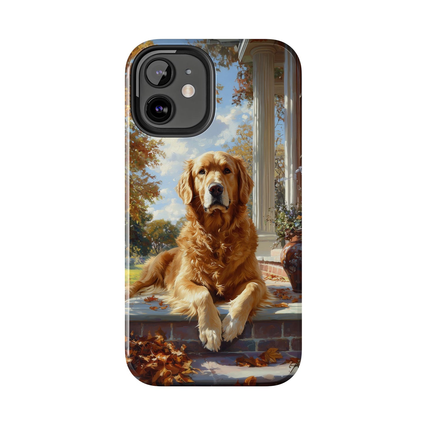 Golden Retriever Autumn Serenity - iPhone Series Case