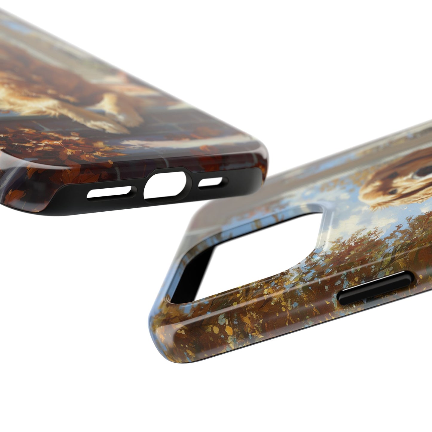 Golden Retriever Autumn Serenity - iPhone Series Case