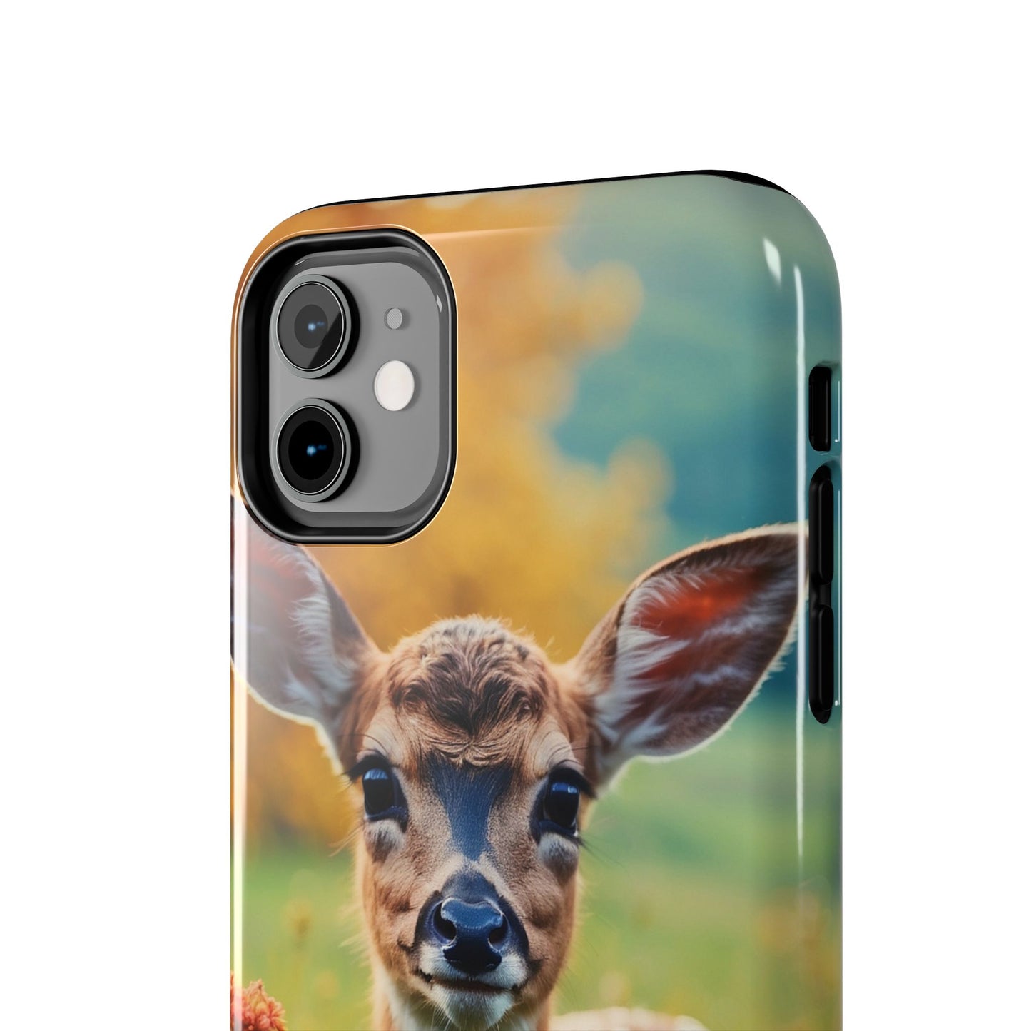 Golden Meadow Fawn iPhone Case