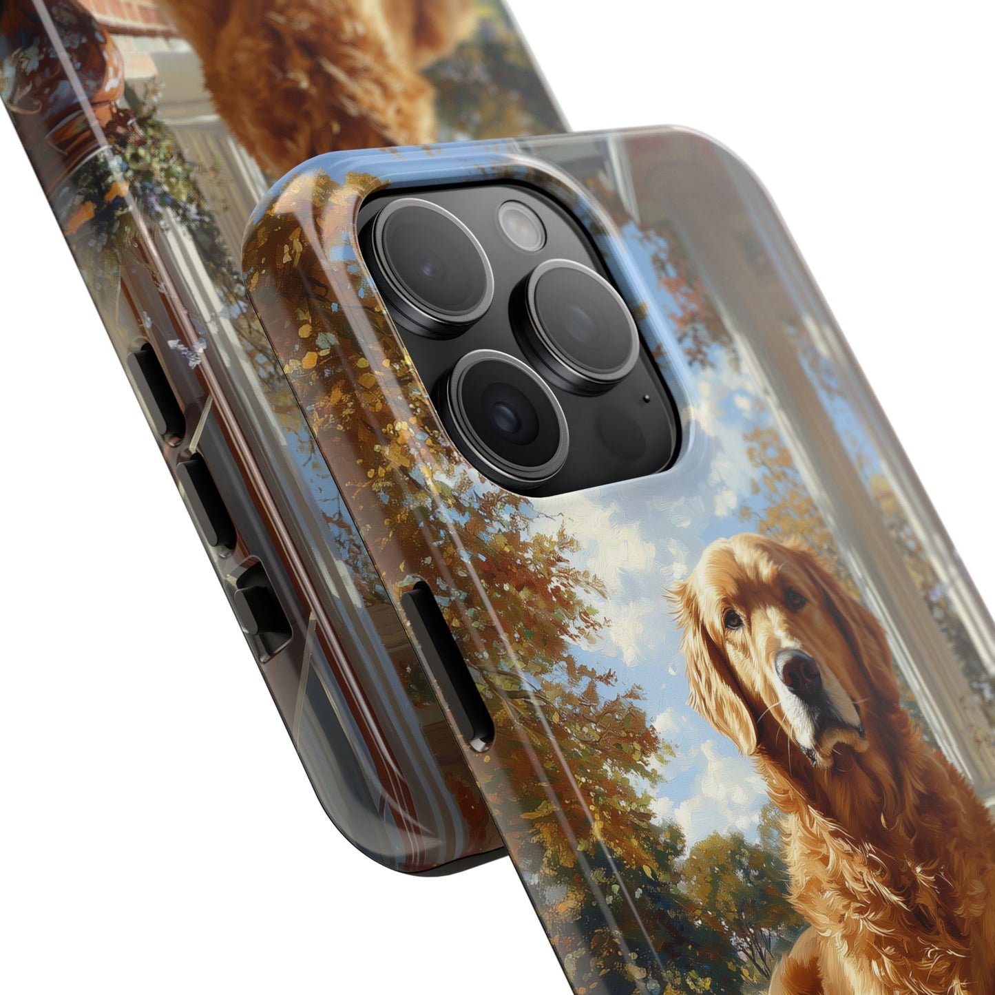 Golden Retriever Autumn Serenity - iPhone Series Case