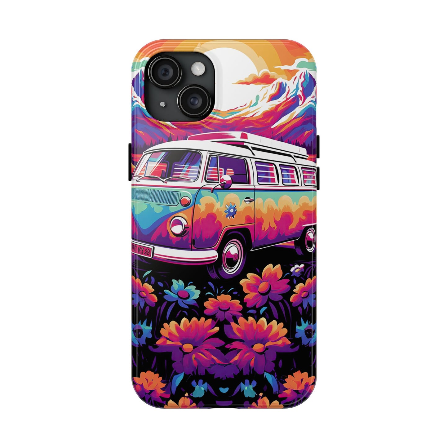 Groovy Floral Sunset Van – iPhone Series Case
