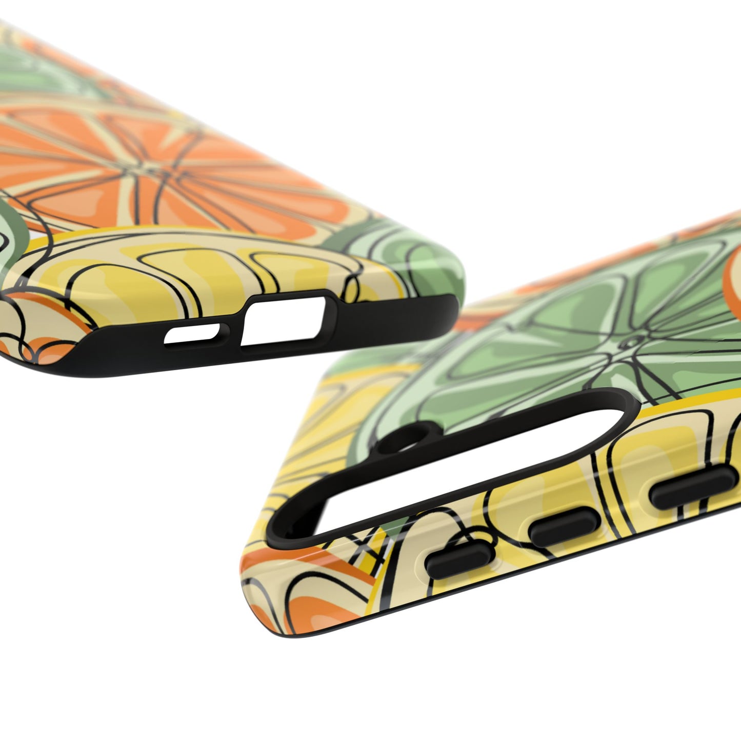 Citrus Zest Tough Samsung Galaxy Case – Bold Lime, Lemon, and Orange Design, Shockproof Protection